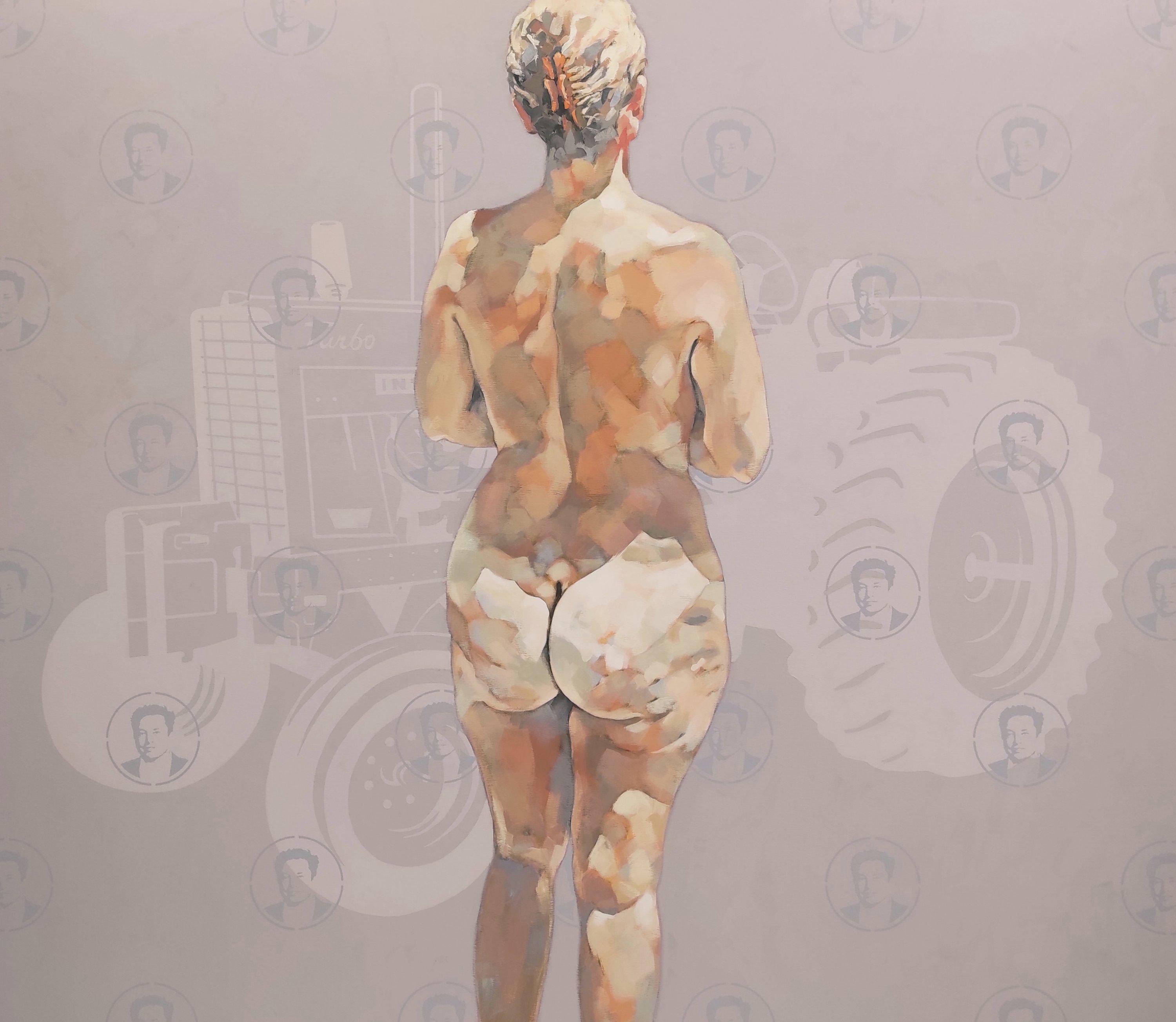 Sector Primari - 21st Century, Figurative, Nude, Female body, Feminism, Acrylic