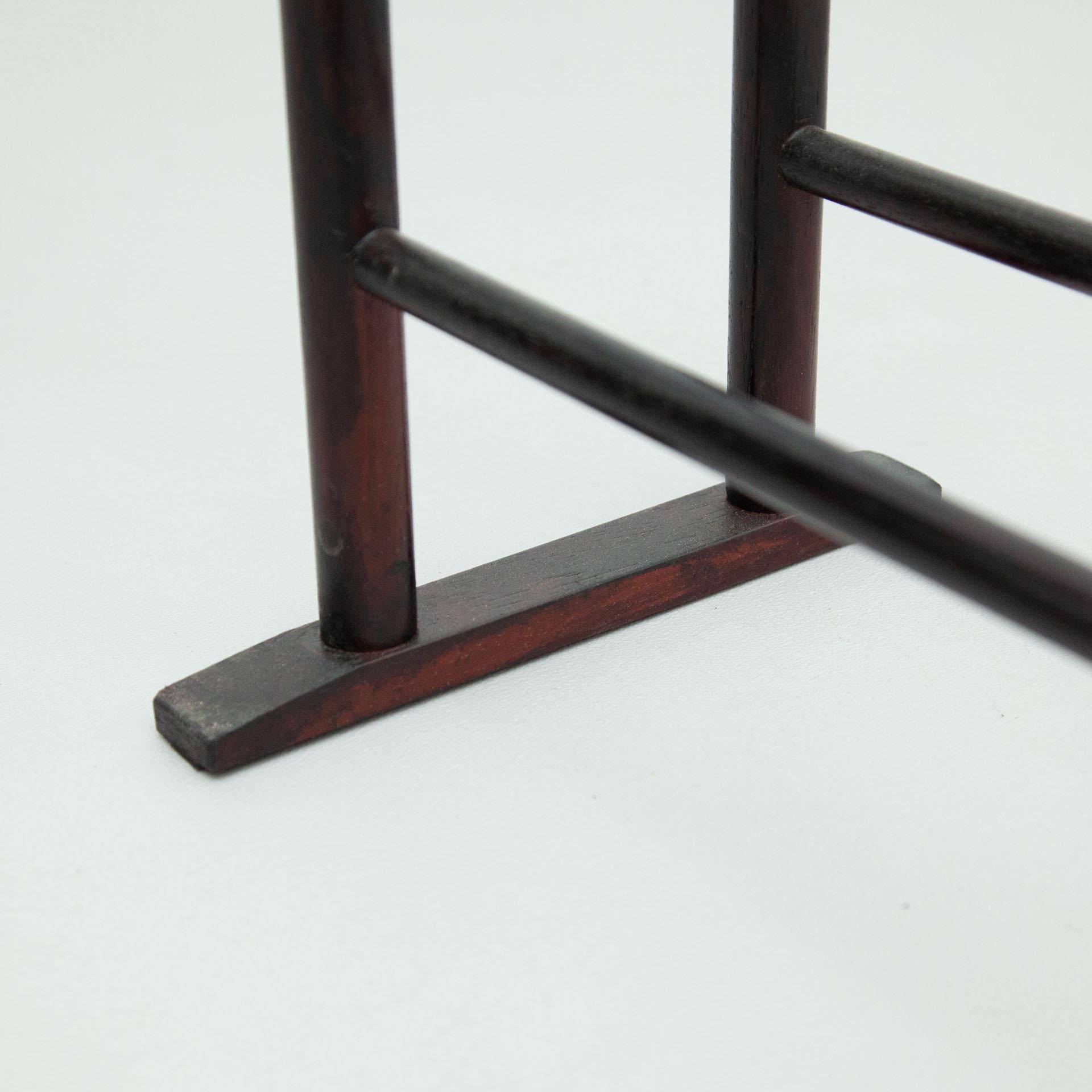 Wood Pep Bonet 'Galant' Stand or Towel Horse by BD Barcelona, circa 1980