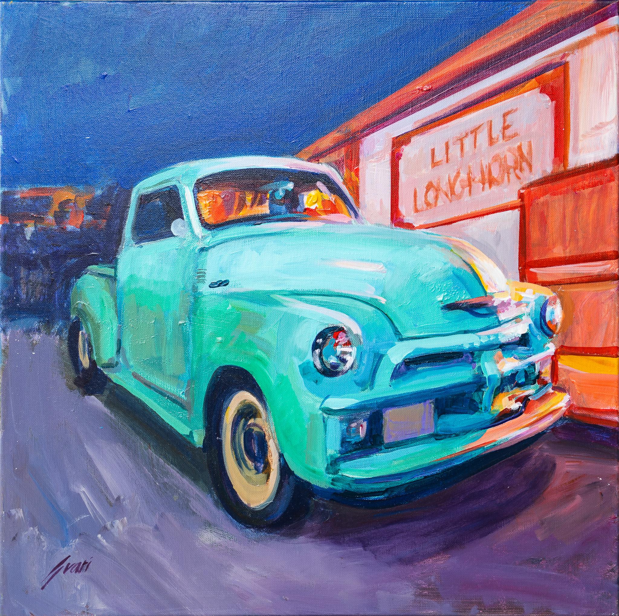 Figurative Painting di Pep Suari - Camion classico