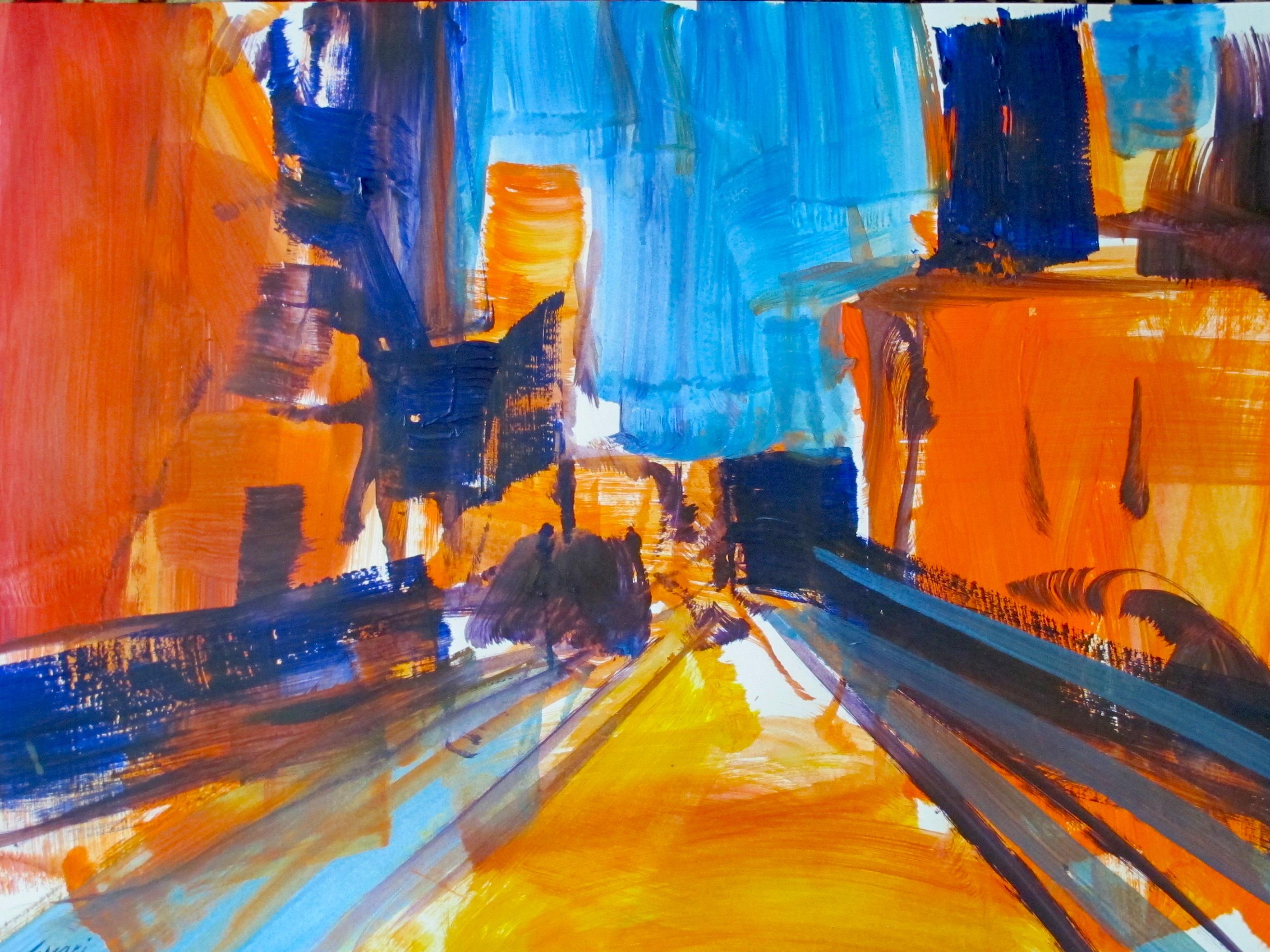 Abstract Painting di Pep Suari - Congress Ave (II)