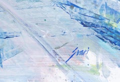 "Congress Avenue" Expressionist painting of downtown Austin, Texas