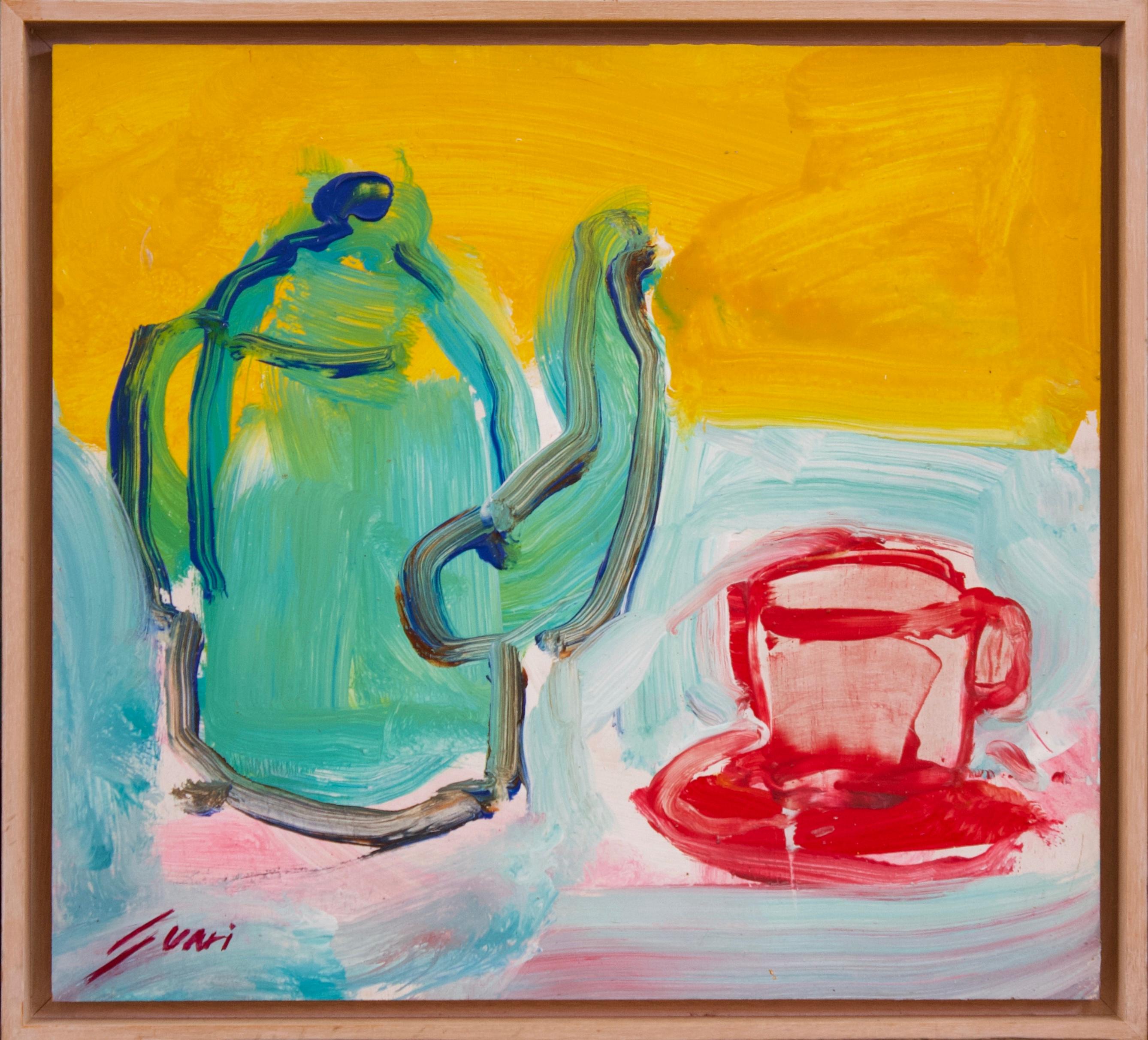 Pep Suari Abstract Painting - Tea Pot