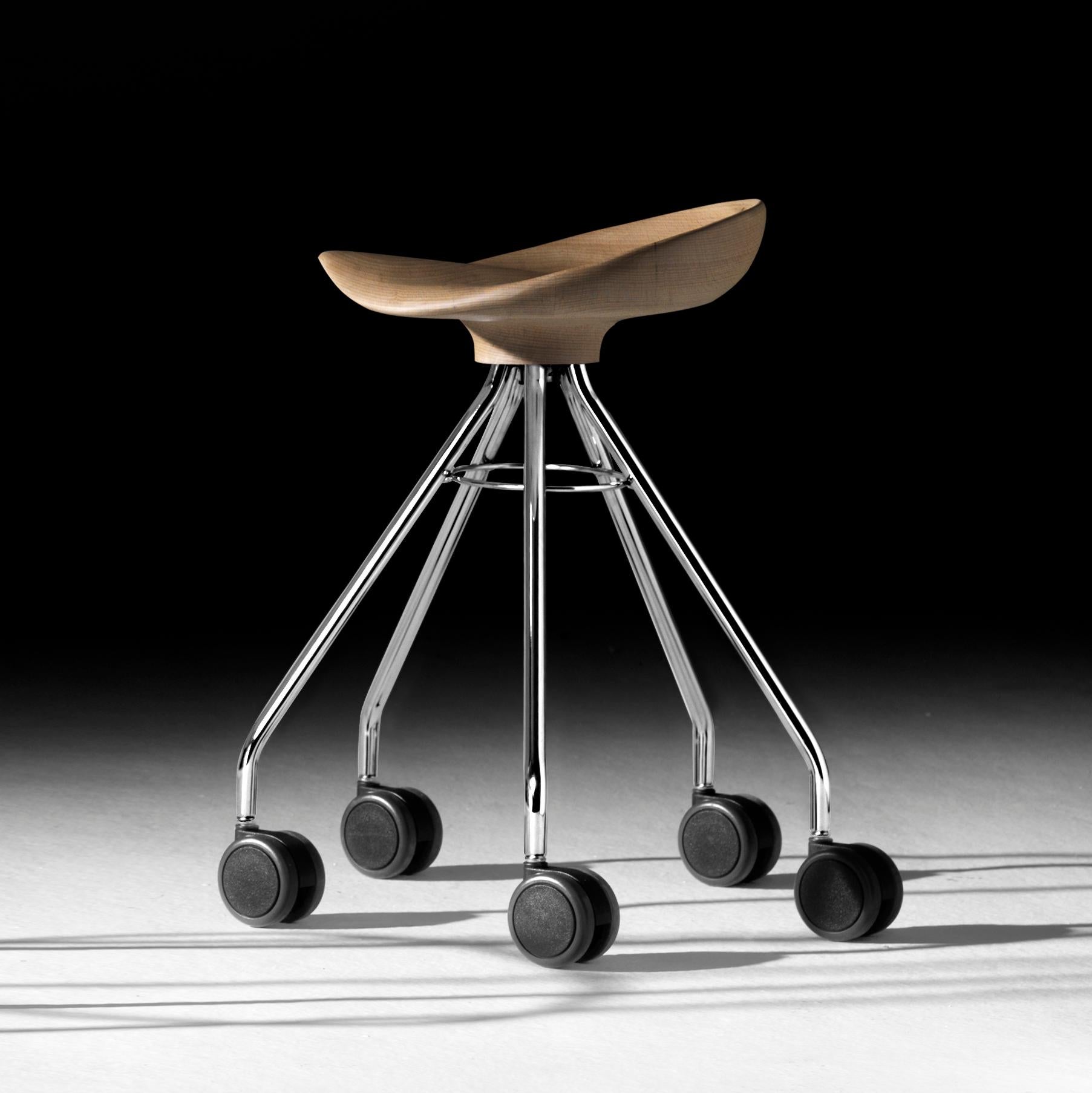 Steel Pepe Cortes Contemporary Jamaica Stool for BD Barcelona For Sale