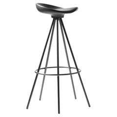 Pepe Cortes, Jamaica Stool, Black, Anodised Silver, High, 2015