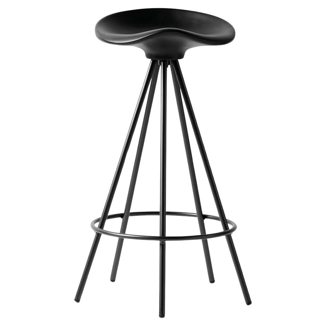 Pepe Cortes, Sgabello Jamaica, nero, argento anodizzato, medio, 2015