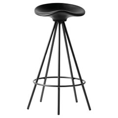 Pepe Cortes, Jamaica Stool, Black, Anodised Silver, Medium, 2015