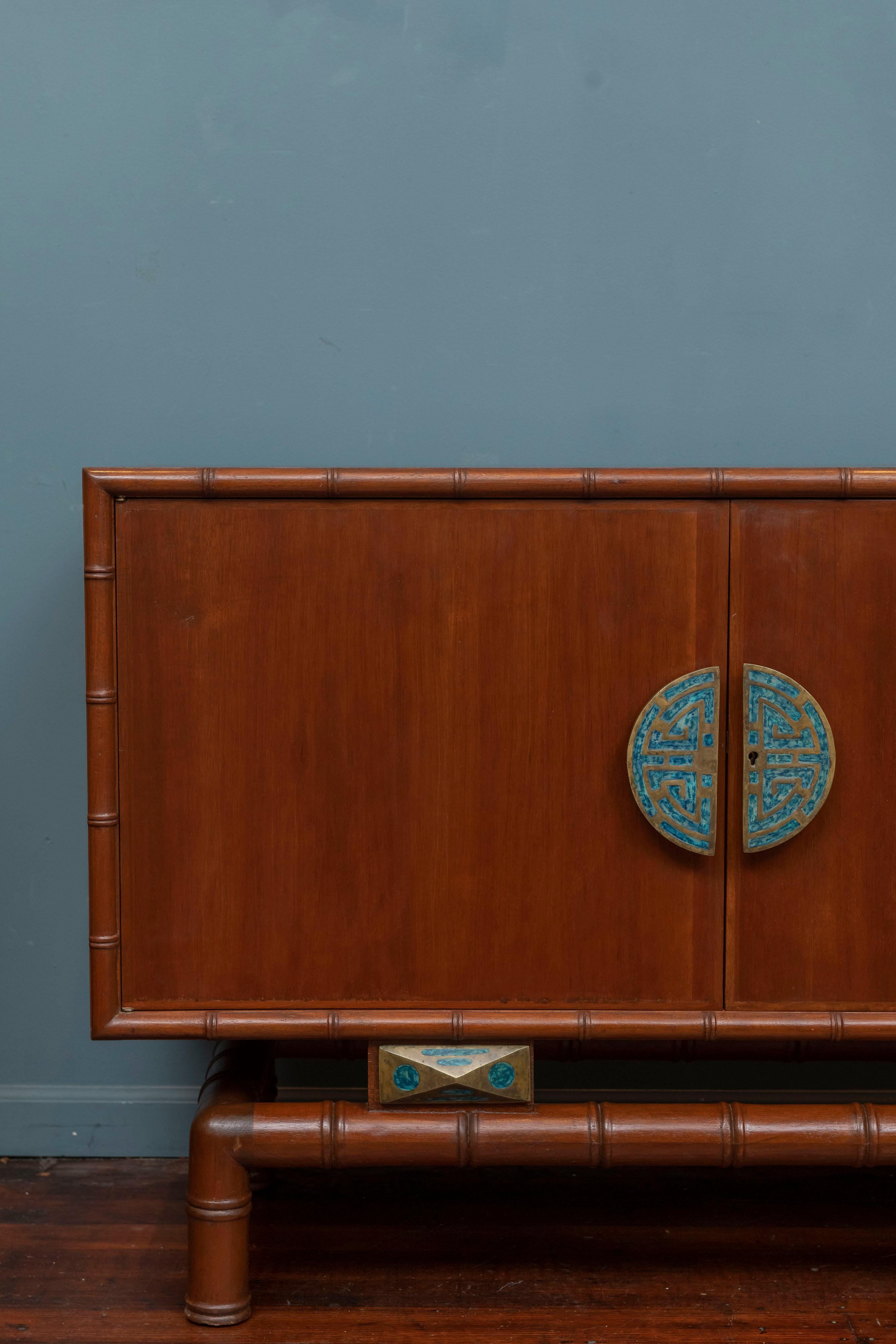 Mid-Century Modern Pepe Mendoza and Frank Kyle Mexican Modern Credenza