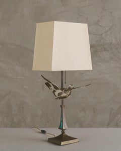 Lampada a forma di uccello ingioiellato di Pepe Mendoza