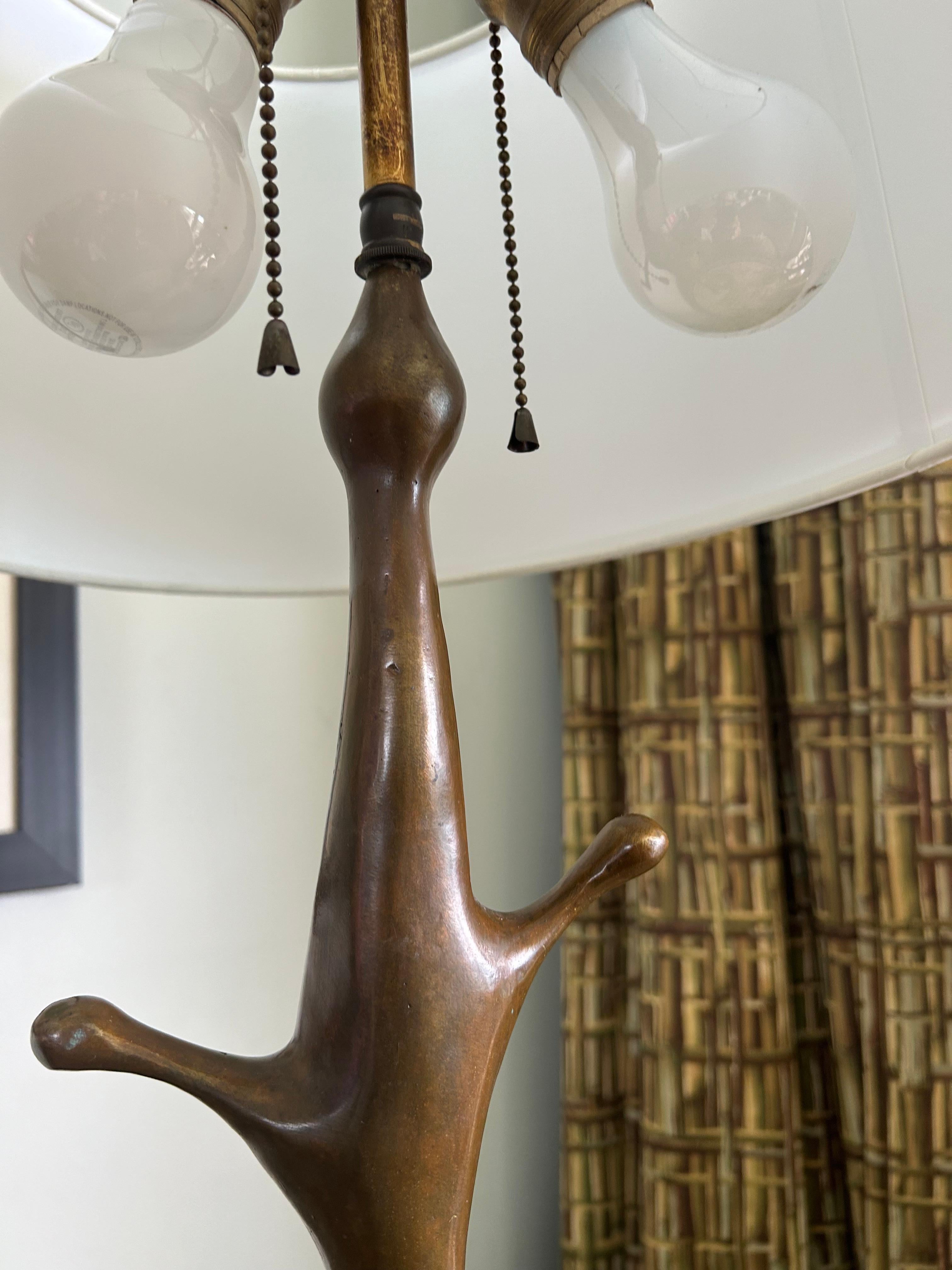 Pepe Mendoza, Lampade freeform in bronzo e smalto ... una coppia in vendita 4