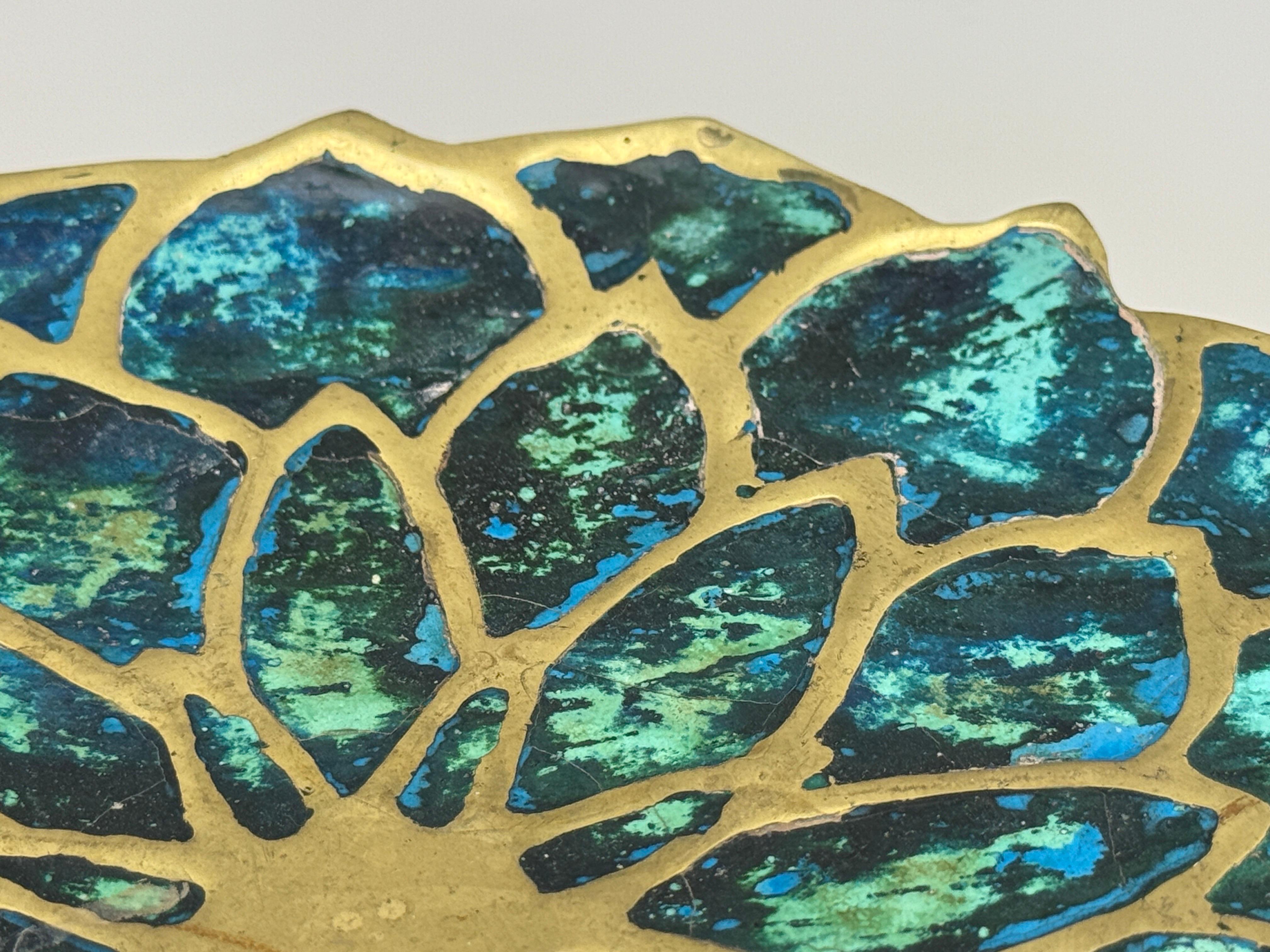Milieu du XXe siècle Pepe Mendoza Lotus Tray en vente