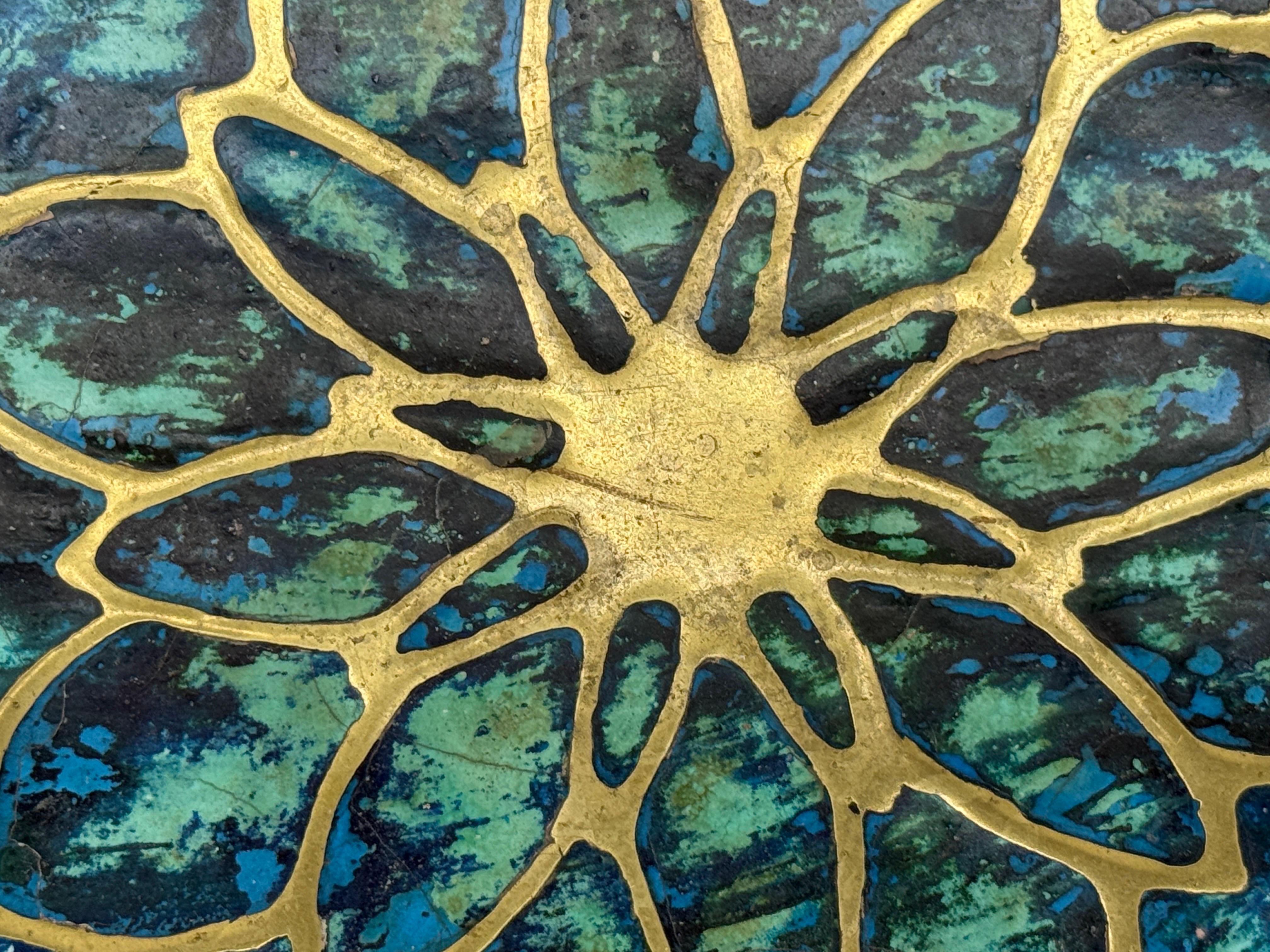 Laiton Pepe Mendoza Lotus Tray en vente