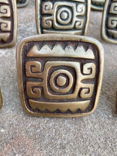 Pepe Mendoza Mexican Inspired Set of 11 Furniture Handles
