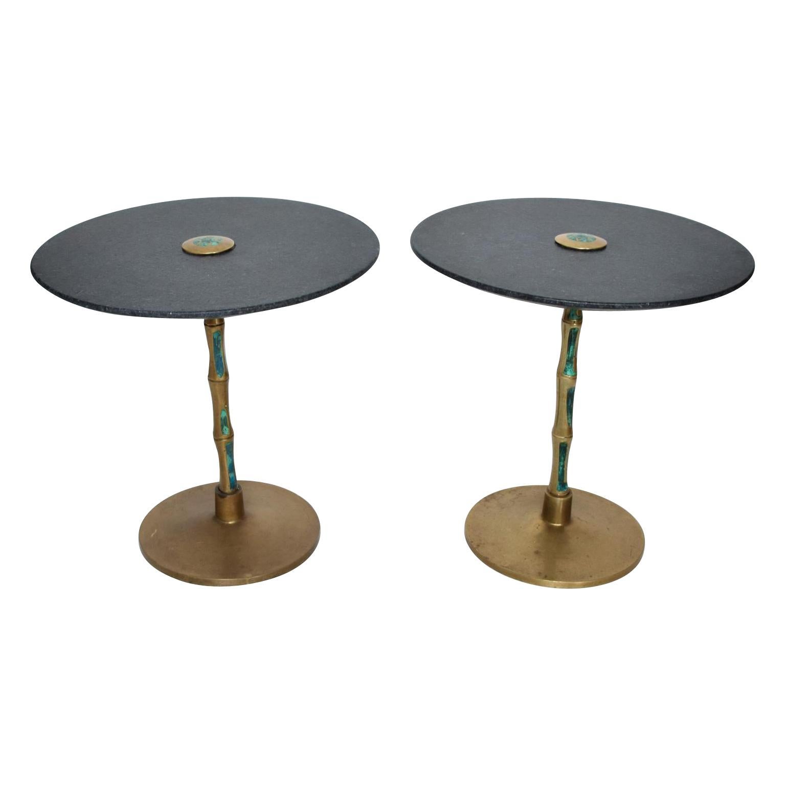 Pepe Mendoza, Pair of Side Tables, Midcentury Mexican Modernist