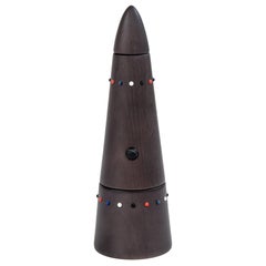 Wooden pepper grinder in beech wood from the SoShiro Pok collection