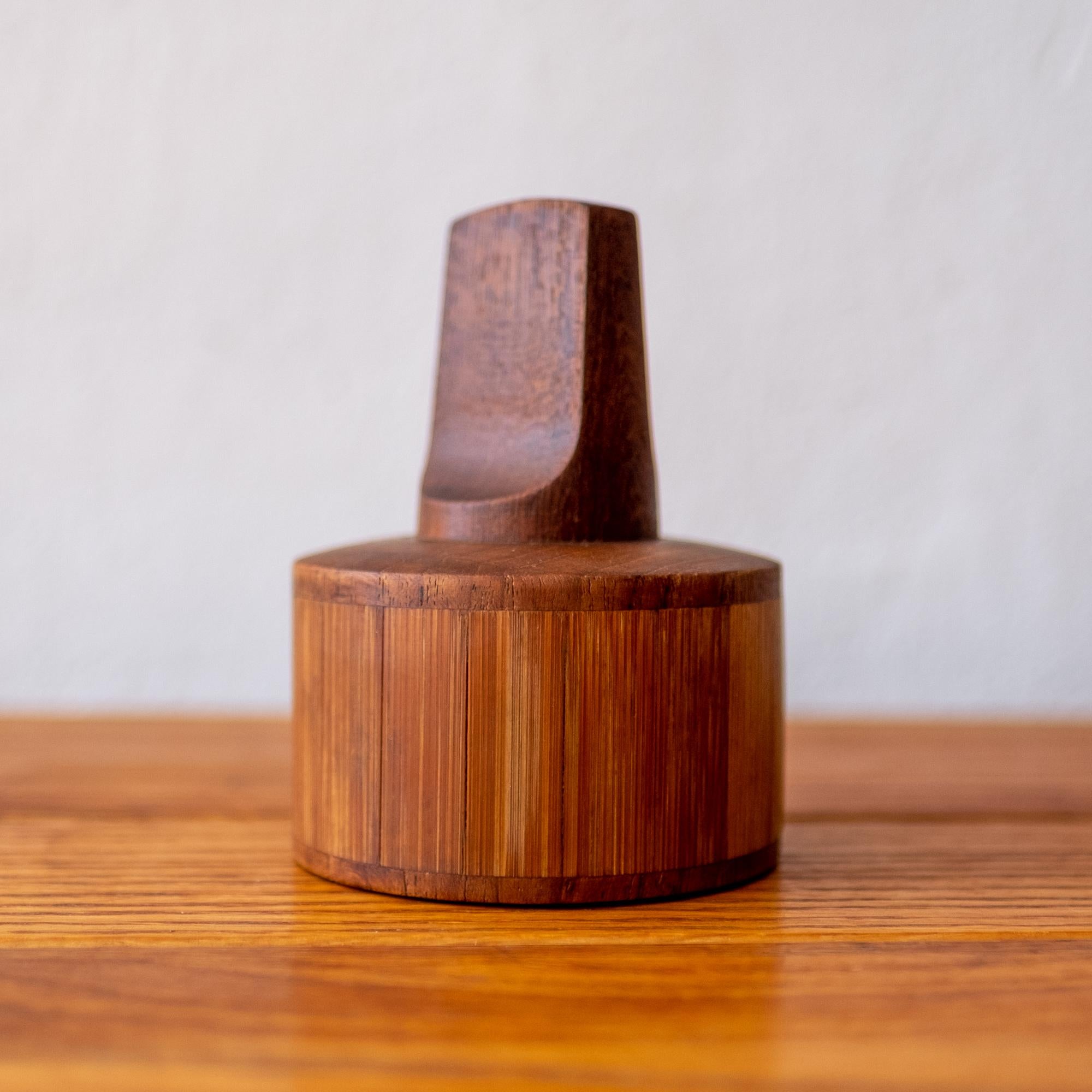 Mid-Century Modern Pepper Mill and Cutting Block by Jens H. Quistgaard for Dansk