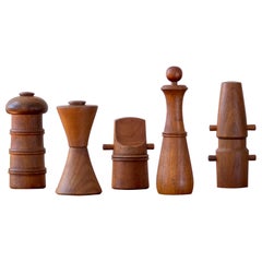 Vintage Pepper Mill Collection by Jens H. Quistgaard for Dansk