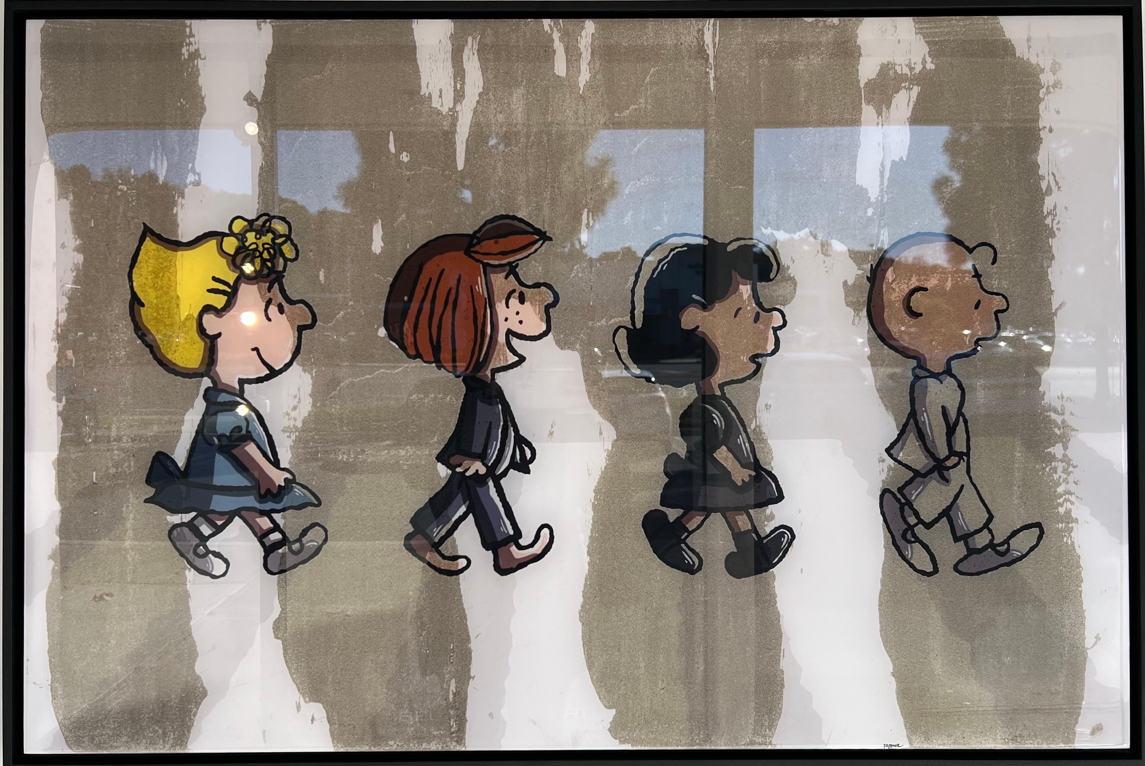 Abbey Road - Edition 1 - Mixed Media Art by Peppone