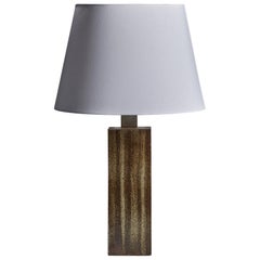 Per & Annelise Linneman-Schmidt, lampe de table, grès, Danemark, années 1950