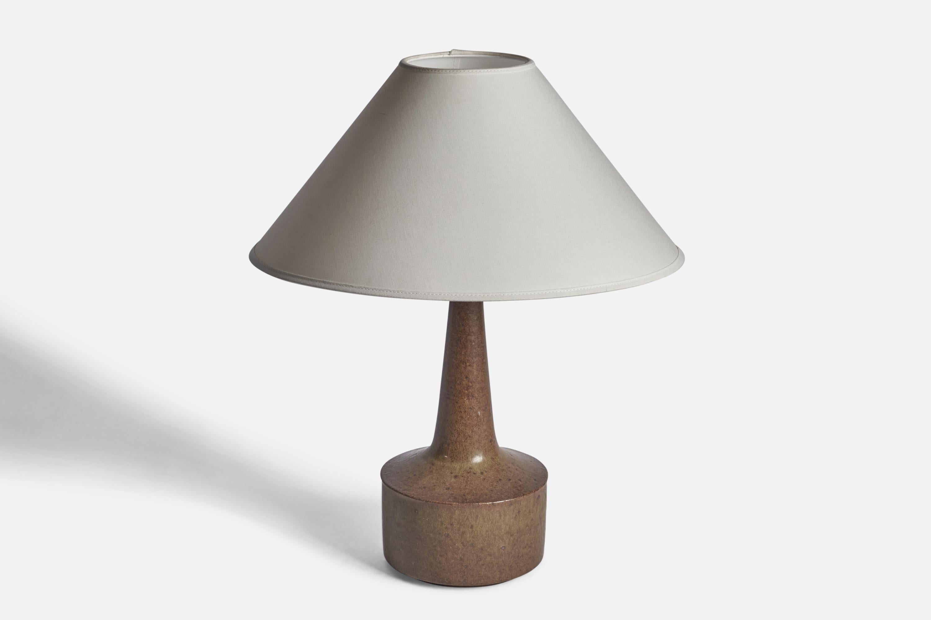 Mid-Century Modern Per & Annelise Linneman-Schmidt, lampe de table, grès, Danemark, années 1960 en vente
