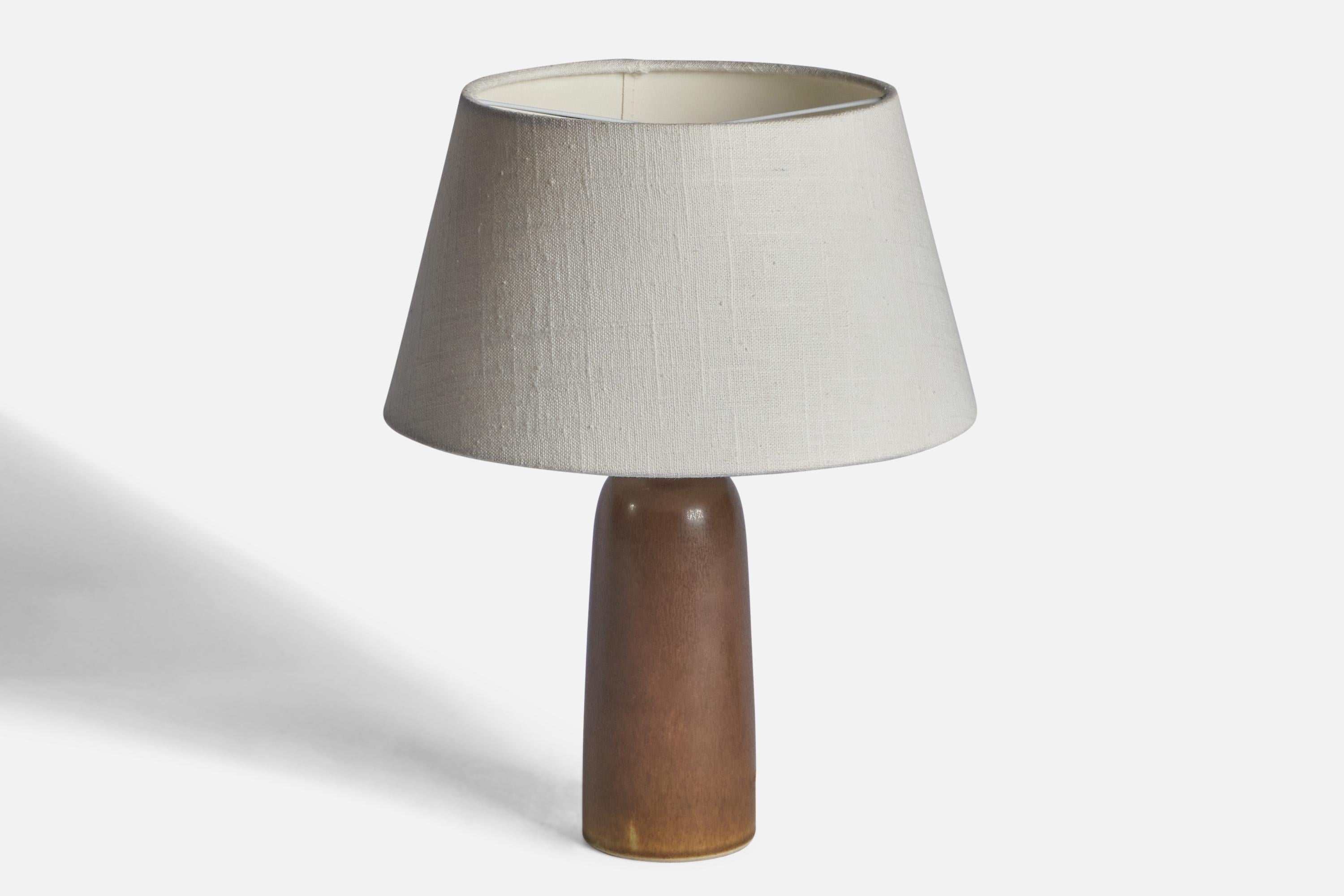 Mid-Century Modern Per & Annelise Linneman-Schmidt, Table Lamp, Stoneware, Denmark, 1960s For Sale