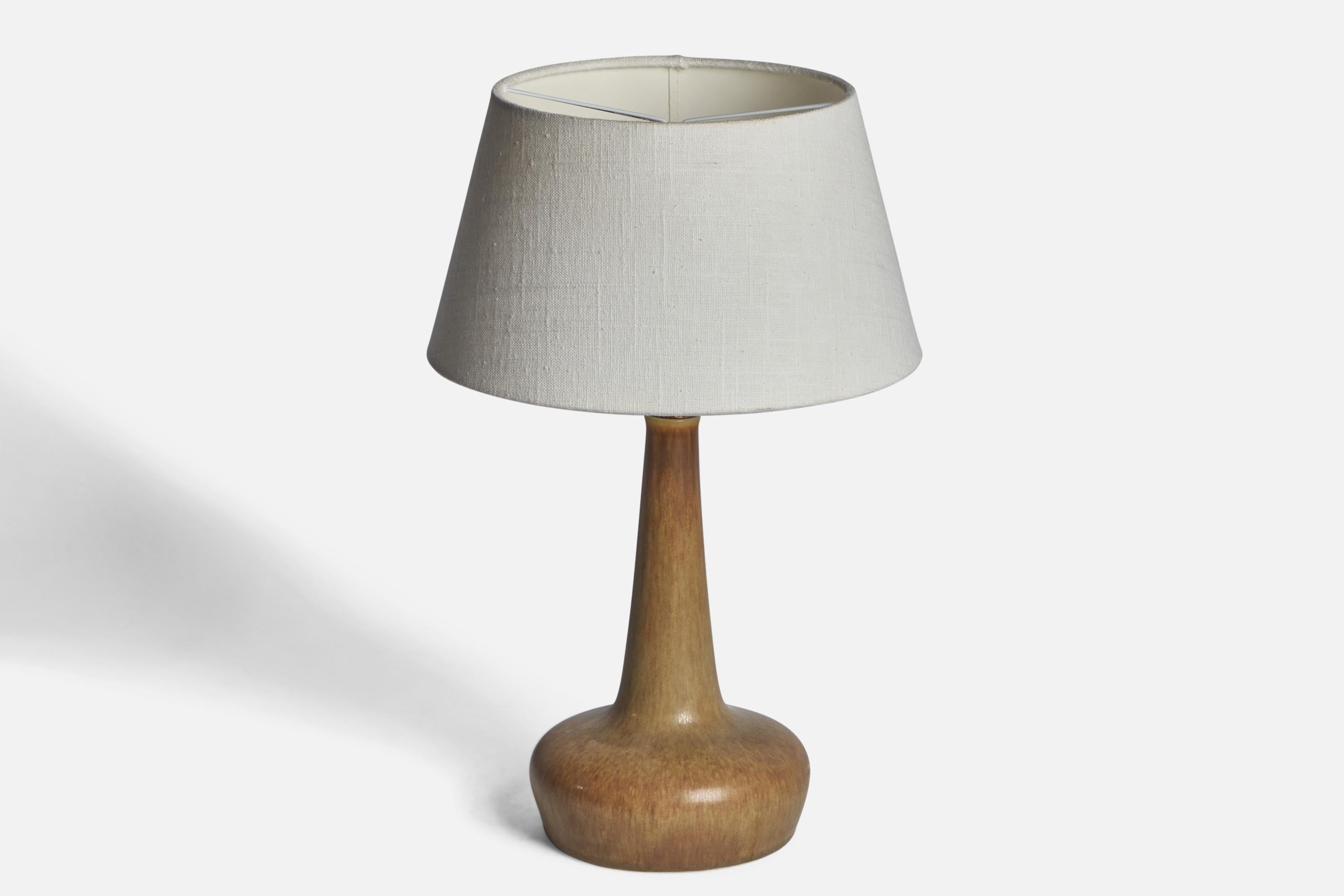 Mid-Century Modern Per & Annelise Linneman-Schmidt, lampe de table, grès, Danemark, années 1960 en vente
