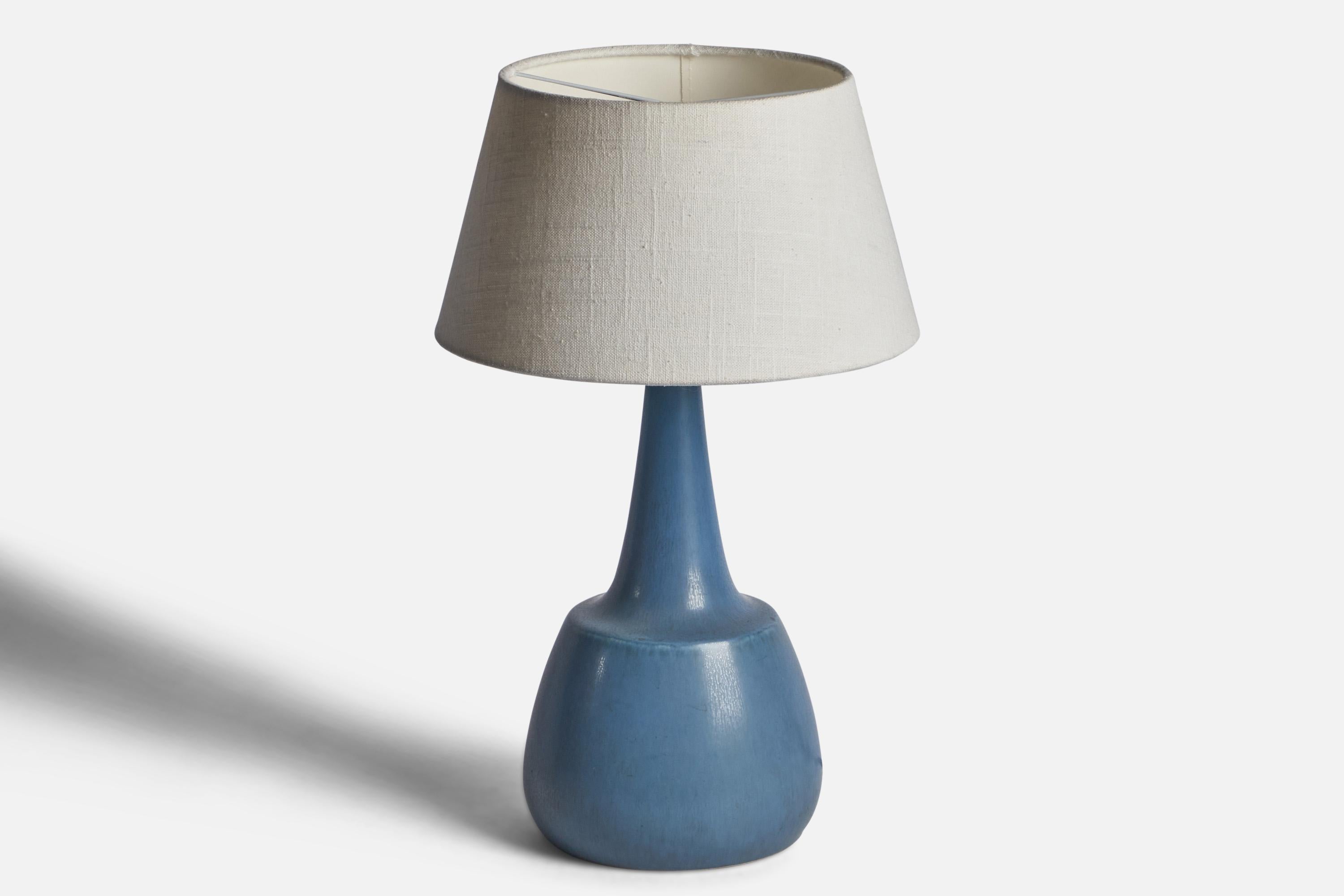 Danish Per & Annelise Linneman-Schmidt, Table Lamp, Stoneware, Denmark, 1960s For Sale