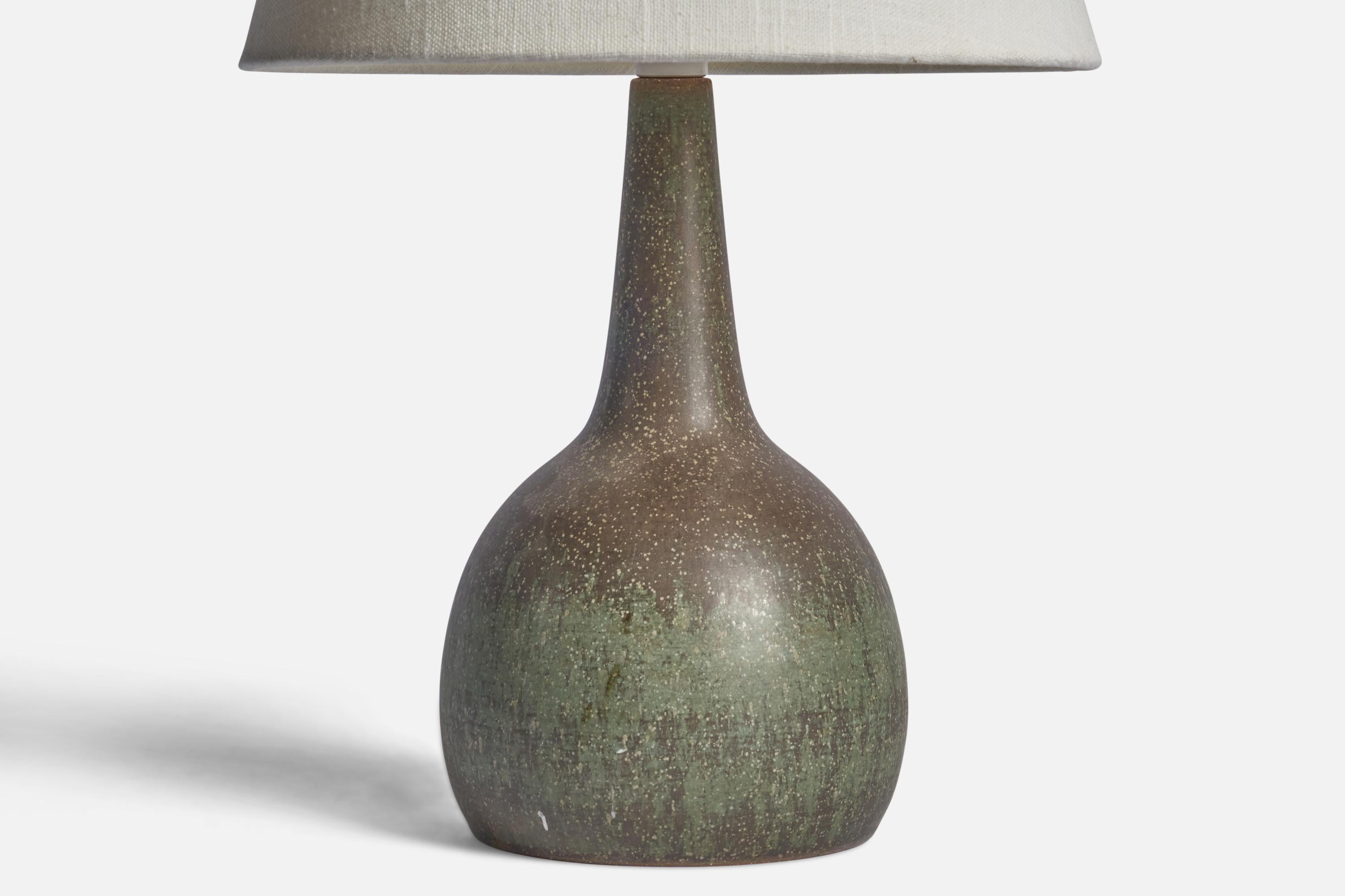 Danish Per & Annelise Linneman-Schmidt, Table Lamp, Stoneware, Denmark, 1960s