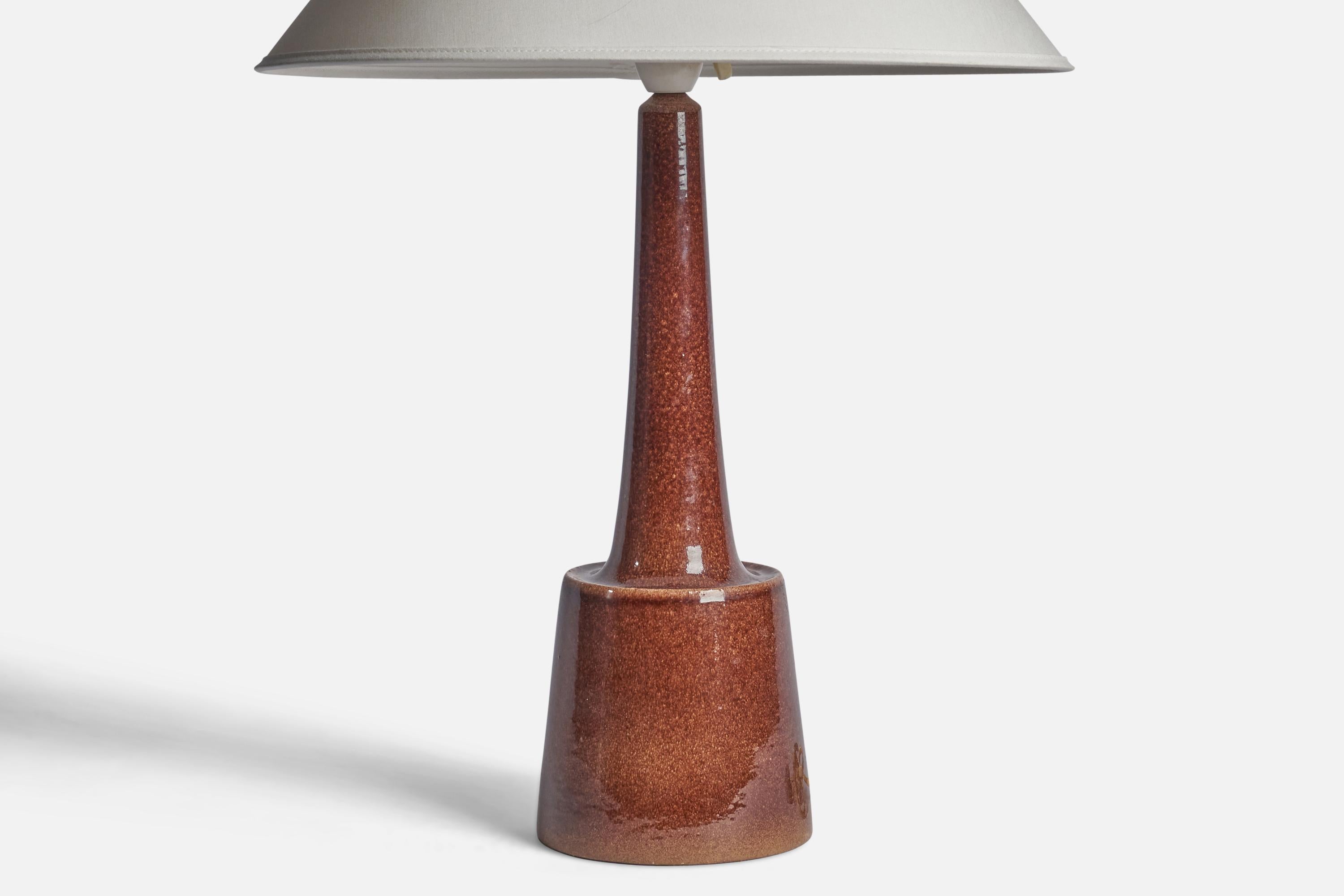 Danois Per & Annelise Linneman-Schmidt, lampe de table, grès, Danemark, années 1960 en vente