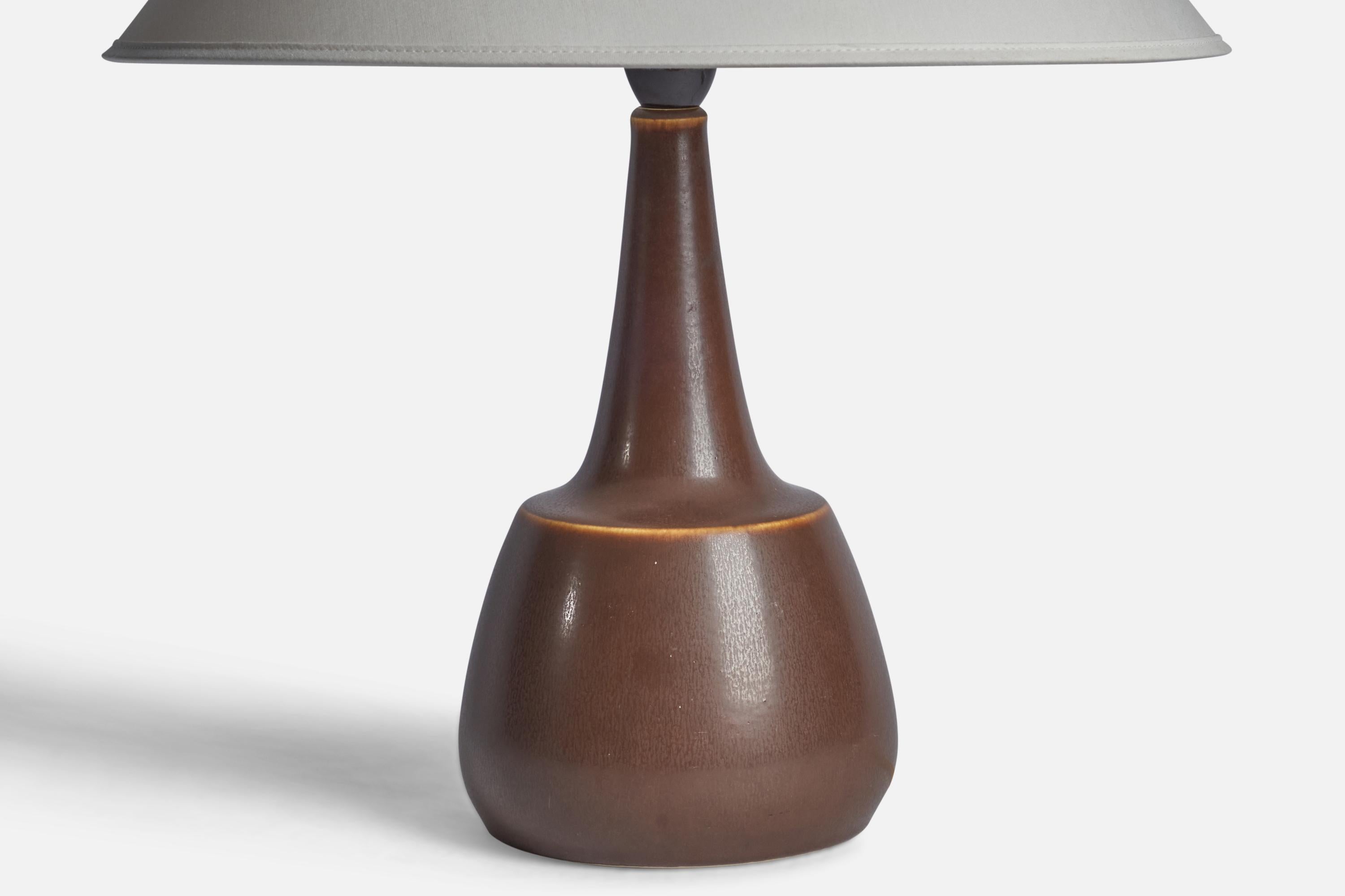 Danois Per & Annelise Linneman-Schmidt, lampe de table, grès, Danemark, années 1960 en vente