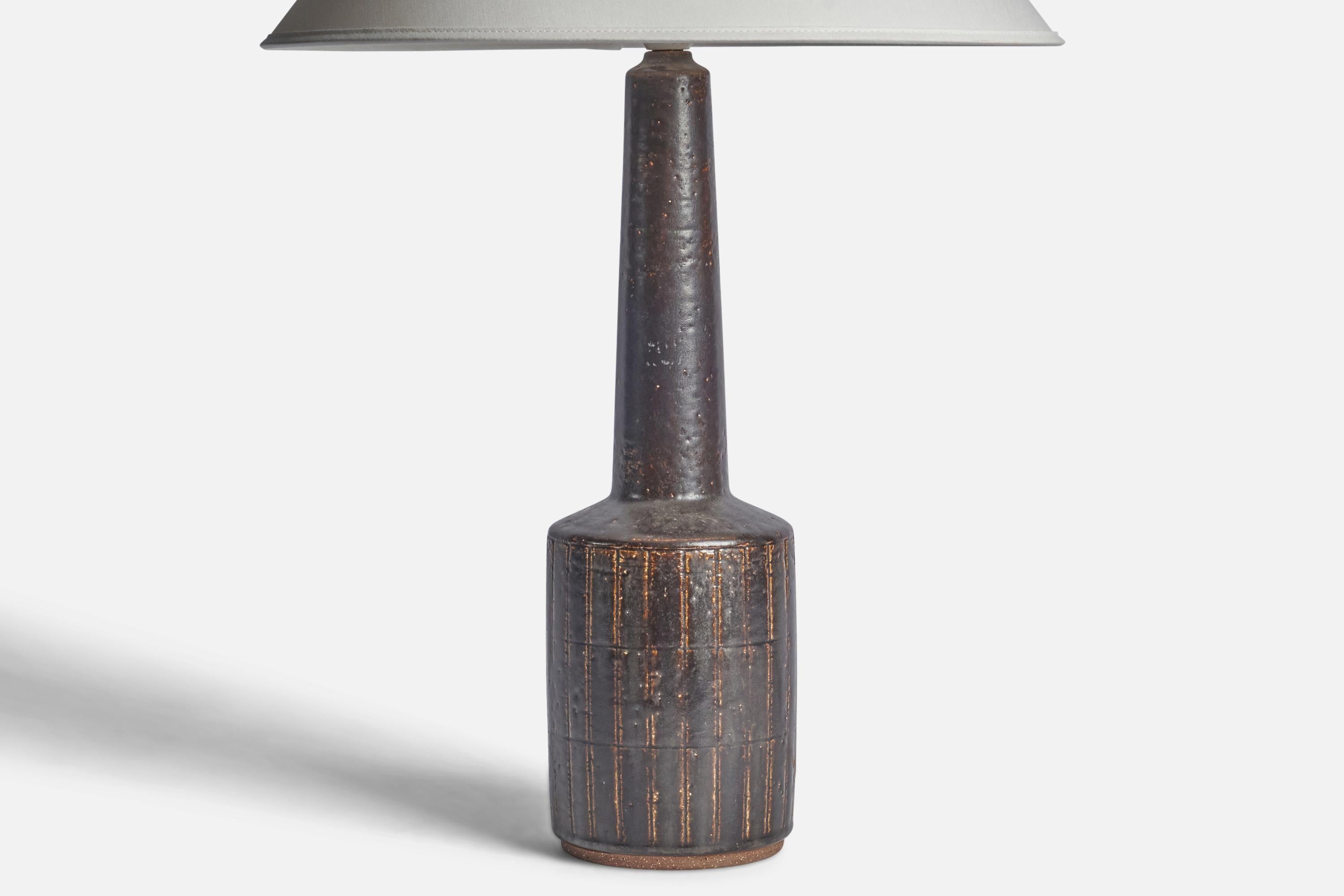 Danois Per & Annelise Linneman-Schmidt, lampe de table, grès, Danemark, années 1960 en vente