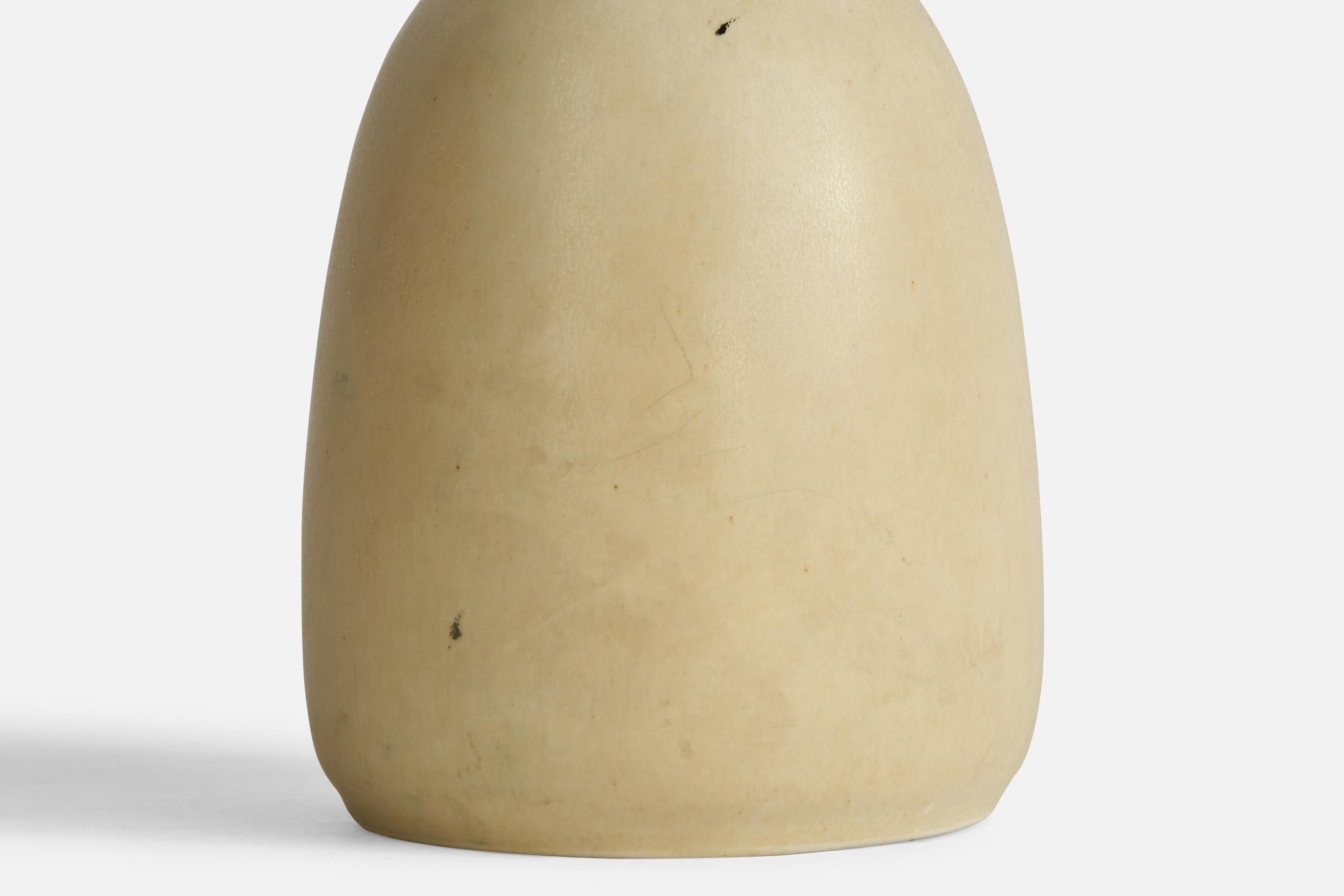 Mid-20th Century Per & Annelise Linneman-Schmidt, Table Lamp, Stoneware, Denmark, 1960s For Sale