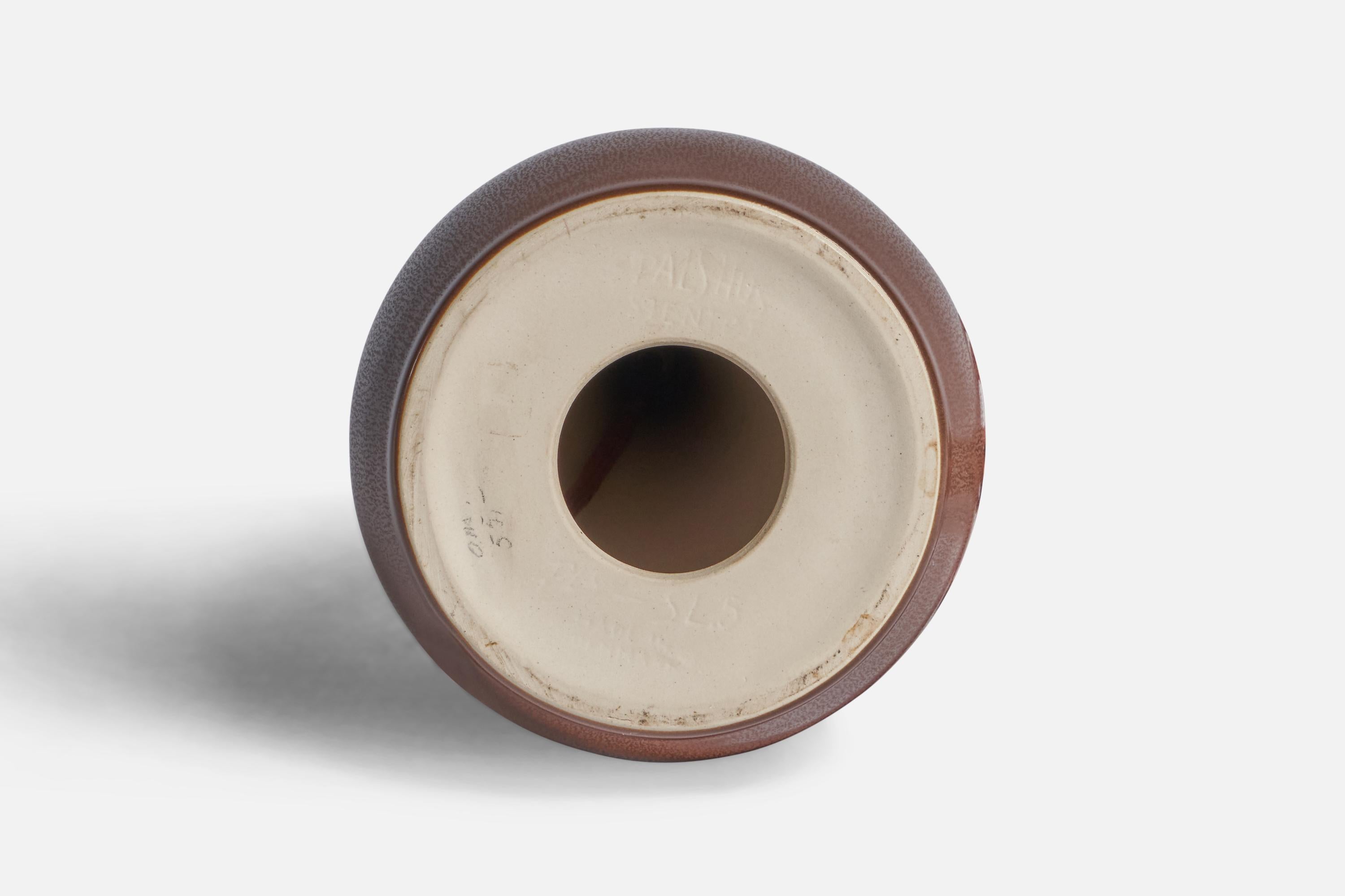 Milieu du XXe siècle Per & Annelise Linneman-Schmidt, lampe de table, grès, Danemark, années 1960 en vente