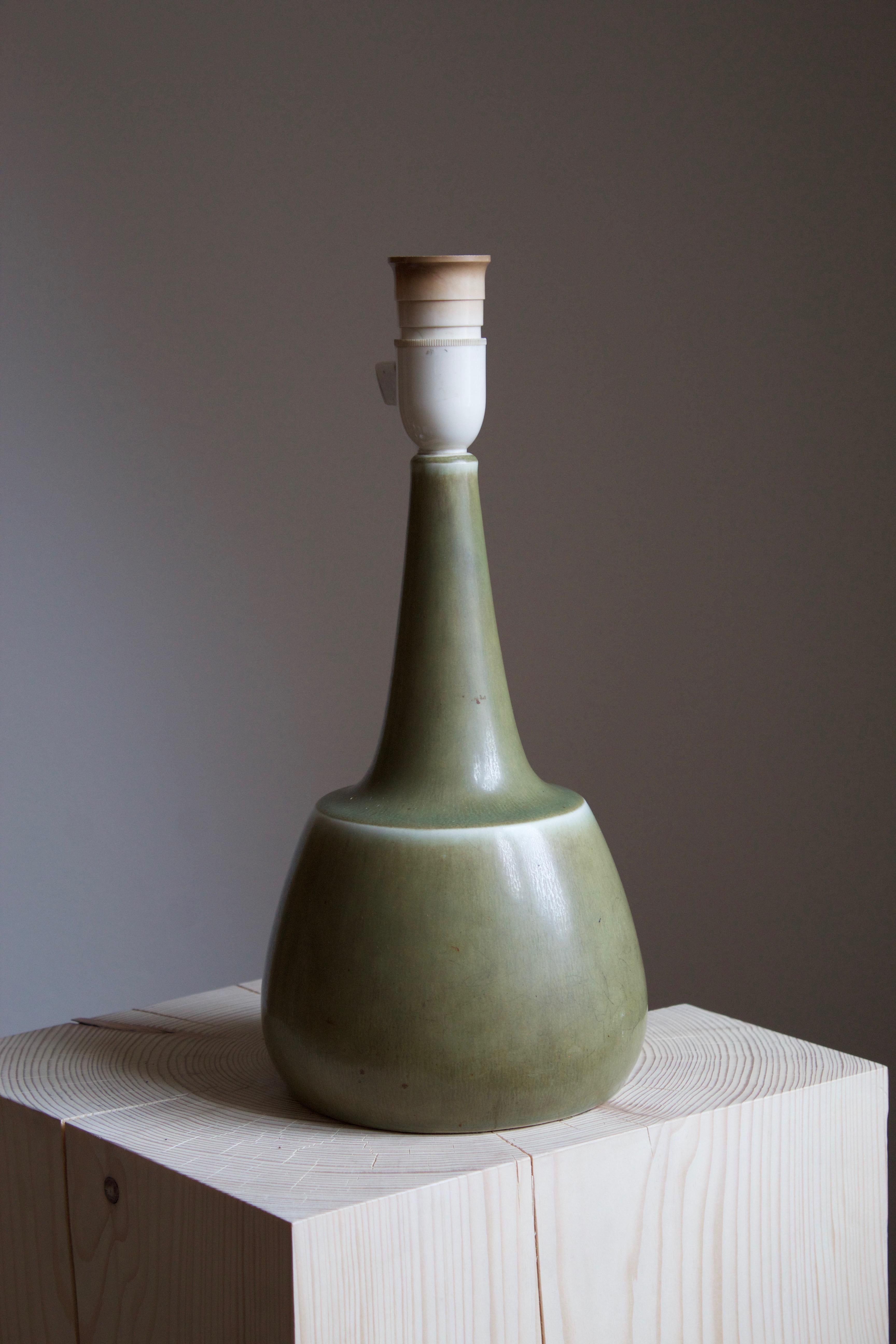 Mid-Century Modern Per & Annelise Linneman-Schmidt, Table Lamp, Stoneware, Palshus, Denmark, 1960s