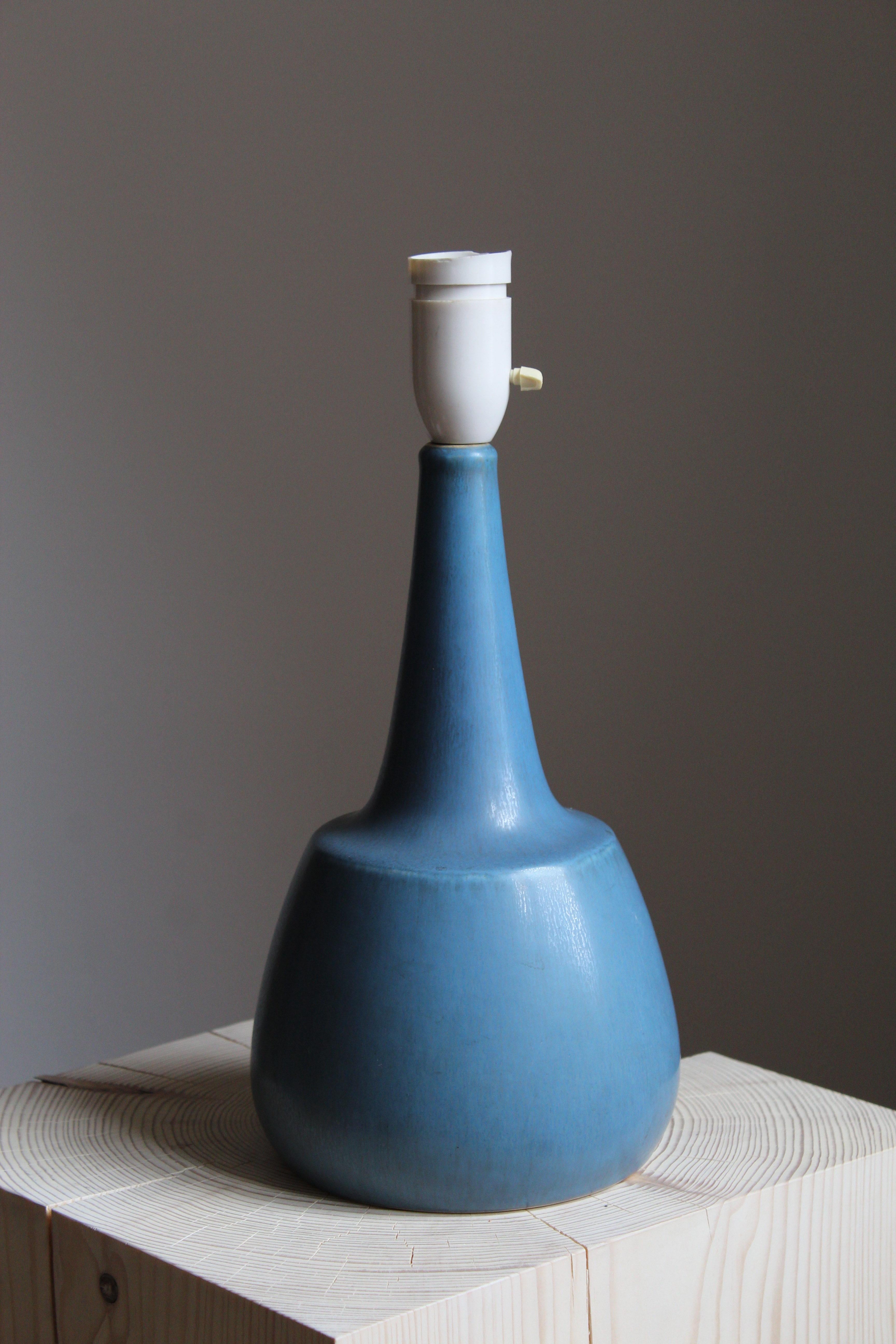 Mid-Century Modern Per & Annelise Linneman-Schmidt, Table Lamp, Stoneware, Palshus, Denmark, 1960s
