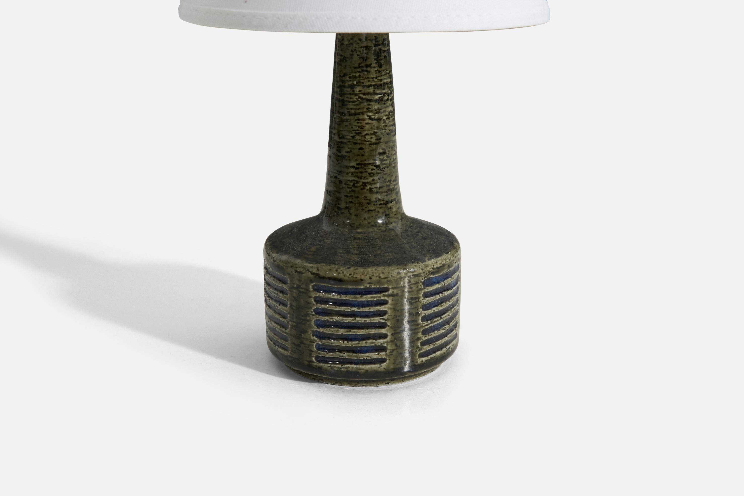 Mid-Century Modern Per & Annelise Linneman-Schmidt, Table Lamp, Stoneware, Palshus, Denmark, 1960s For Sale