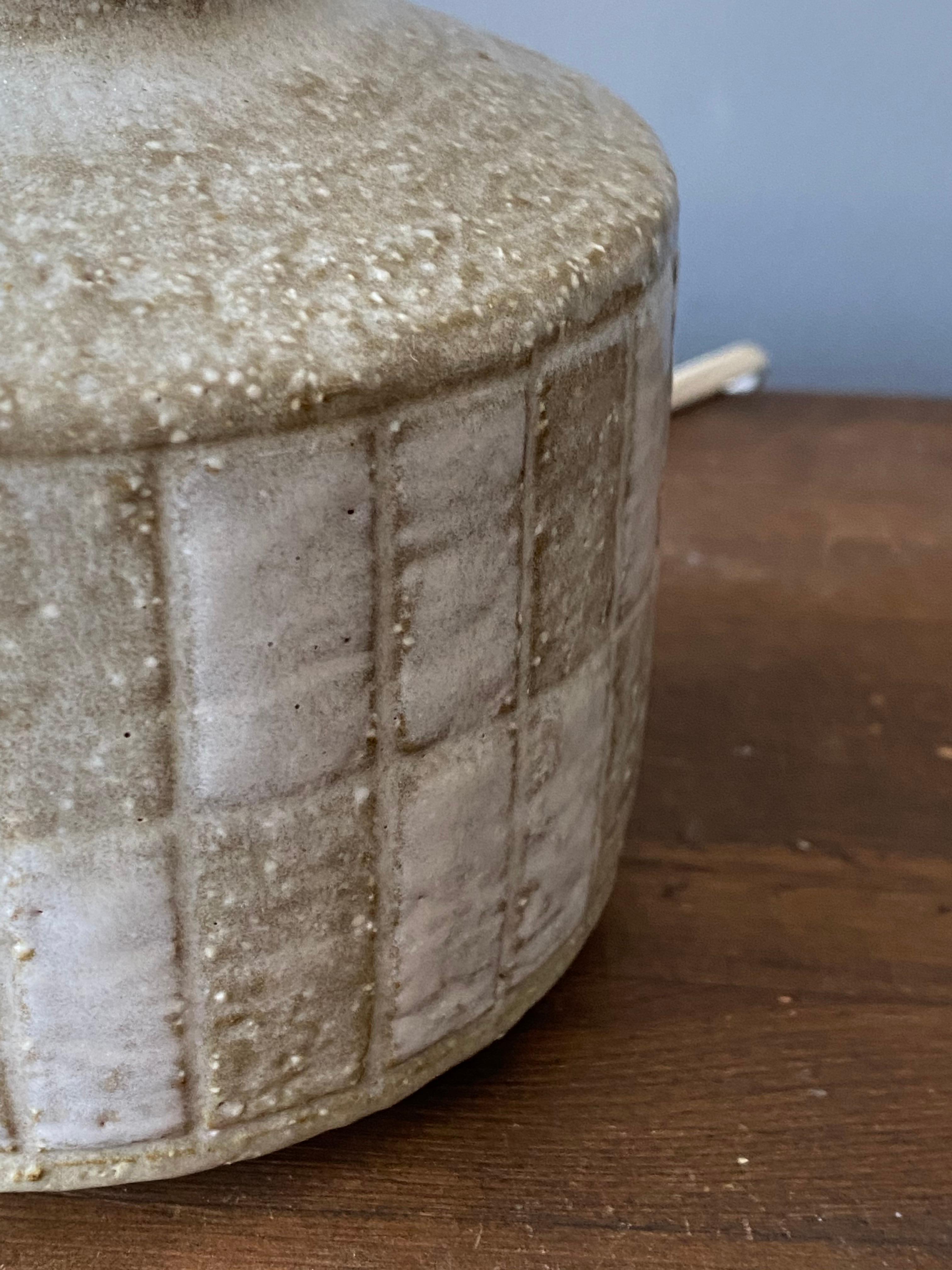 Per & Annelise Linneman-Schmidt, Table Lamp, Stoneware, Palshus, Denmark, 1960s In Good Condition In High Point, NC