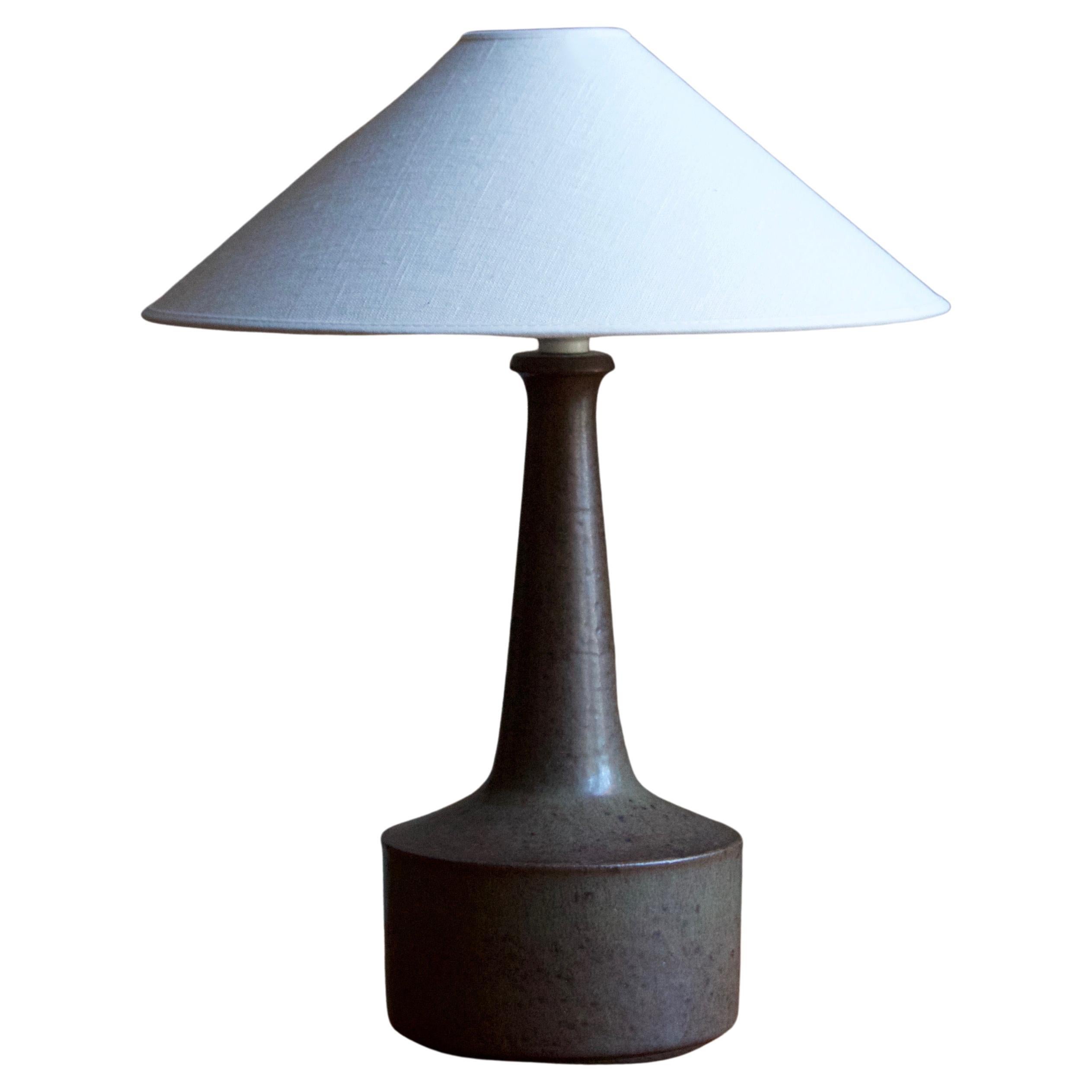 Per & Annelise Linneman-Schmidt, Table Lamp, Stoneware, Palshus, Denmark, 1960s