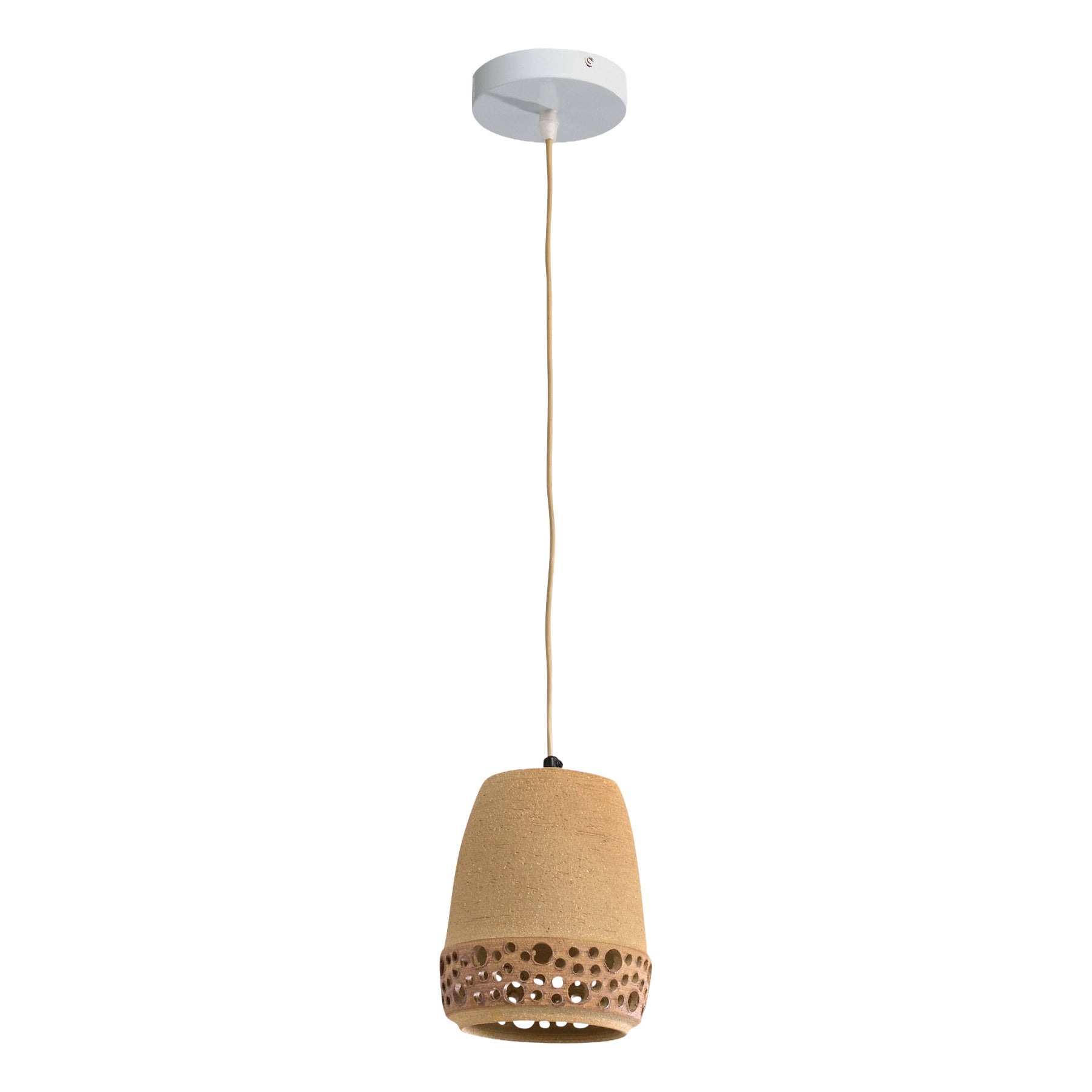 Per Bovin, Pendant Light, Stoneware, Denmark, 1970s For Sale