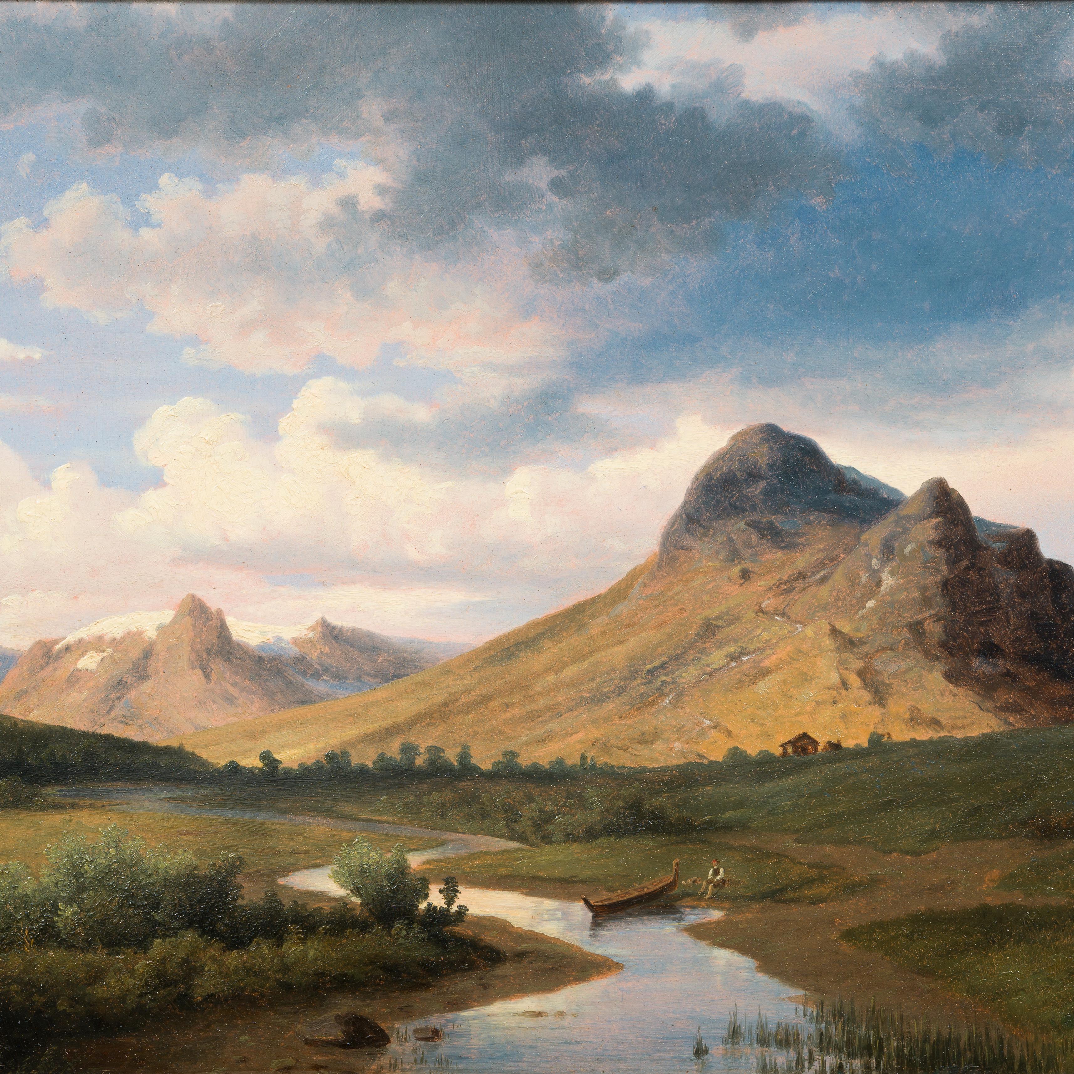 Paisaje de Kvikkjokk, Sápmi, c. 1861 en venta 2