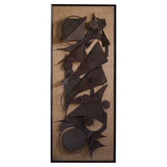 Per Gudmund Jensen, Danish Mid Century Modern Art Object, Relief, 1970s