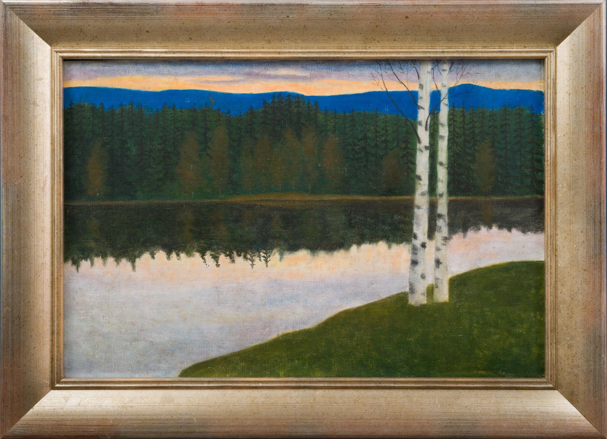Betulle sul lago dell'artista svedese Per Julius 3