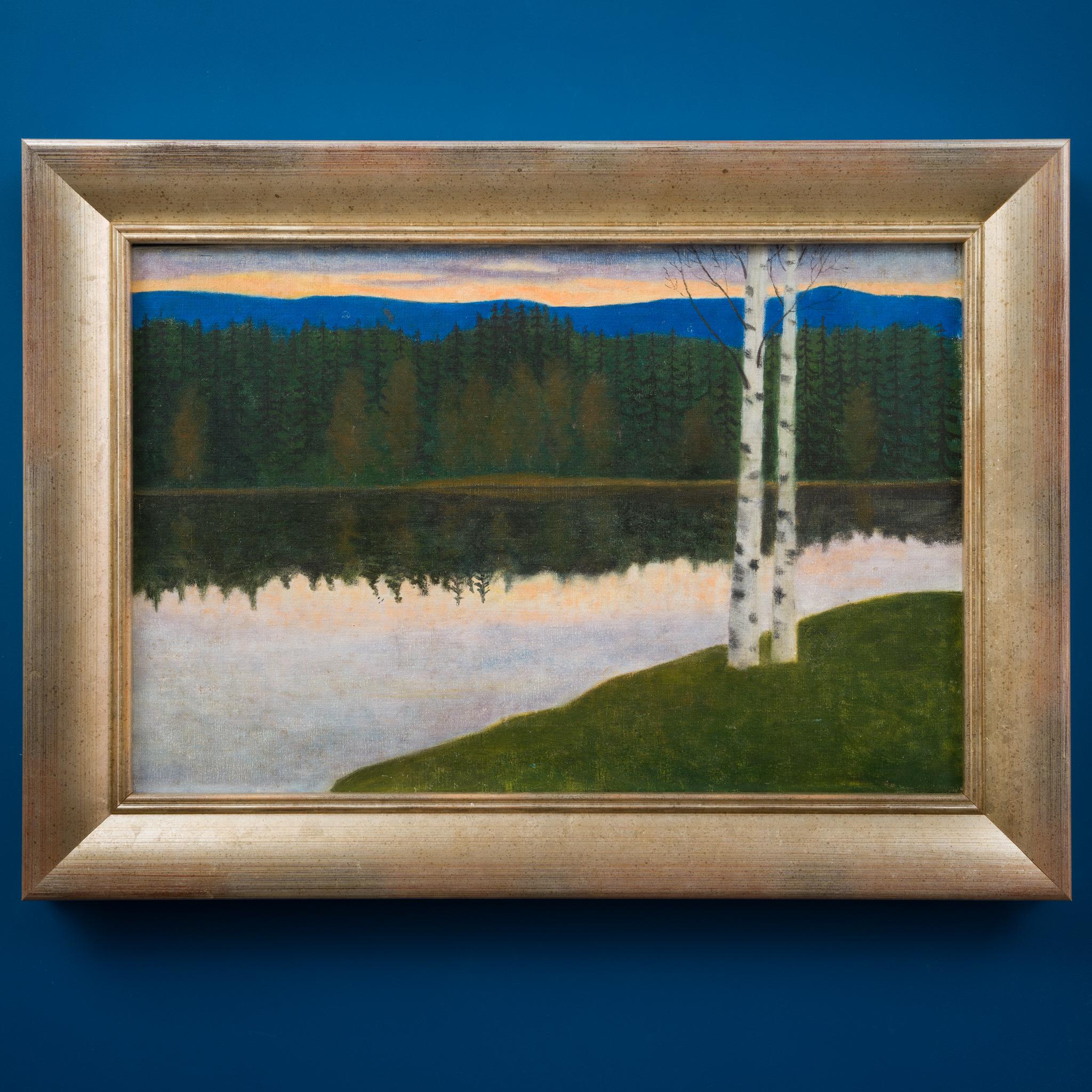 Betulle sul lago dell'artista svedese Per Julius 4