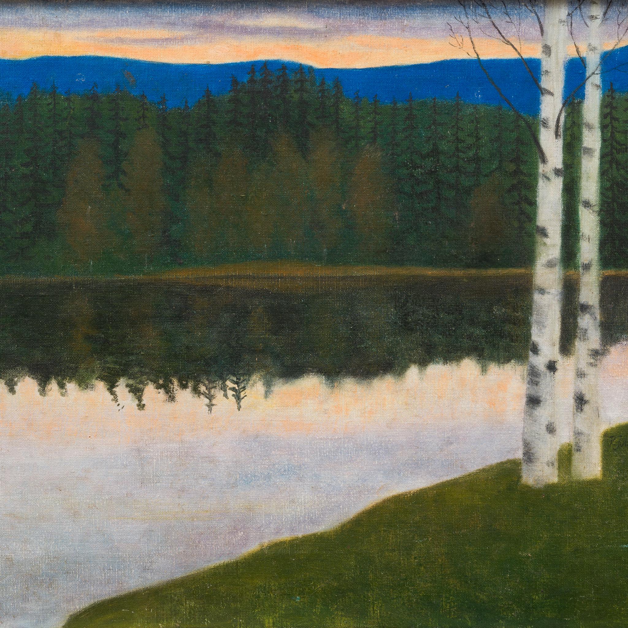Betulle sul lago dell'artista svedese Per Julius 5