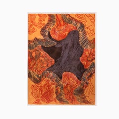 Per Kirkeby - Vibrant Abstract Lithograph, Signed and Numbered, 2000