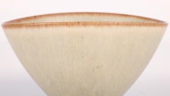 Per Linneman-Schmidt Palshus Haresfur Glazed Studio Pottery Bowl