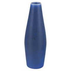 Per Linnemann-Schmidt for Palshus. Ceramic vase in blue hare fur glaze.