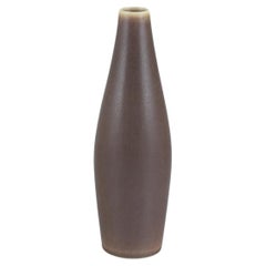 Per Linnemann-Schmidt für Palshus. Große Keramikvase mit brauner Hasenfellglasur.