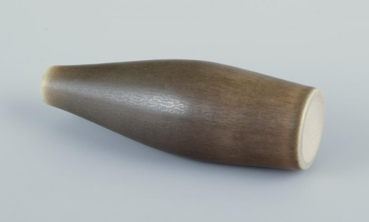 Per Linnemann-Schmidt per Palshus. Vaso sottile in ceramica con smalto di pelliccia di lepre In condizioni ottime in vendita a Copenhagen, DK