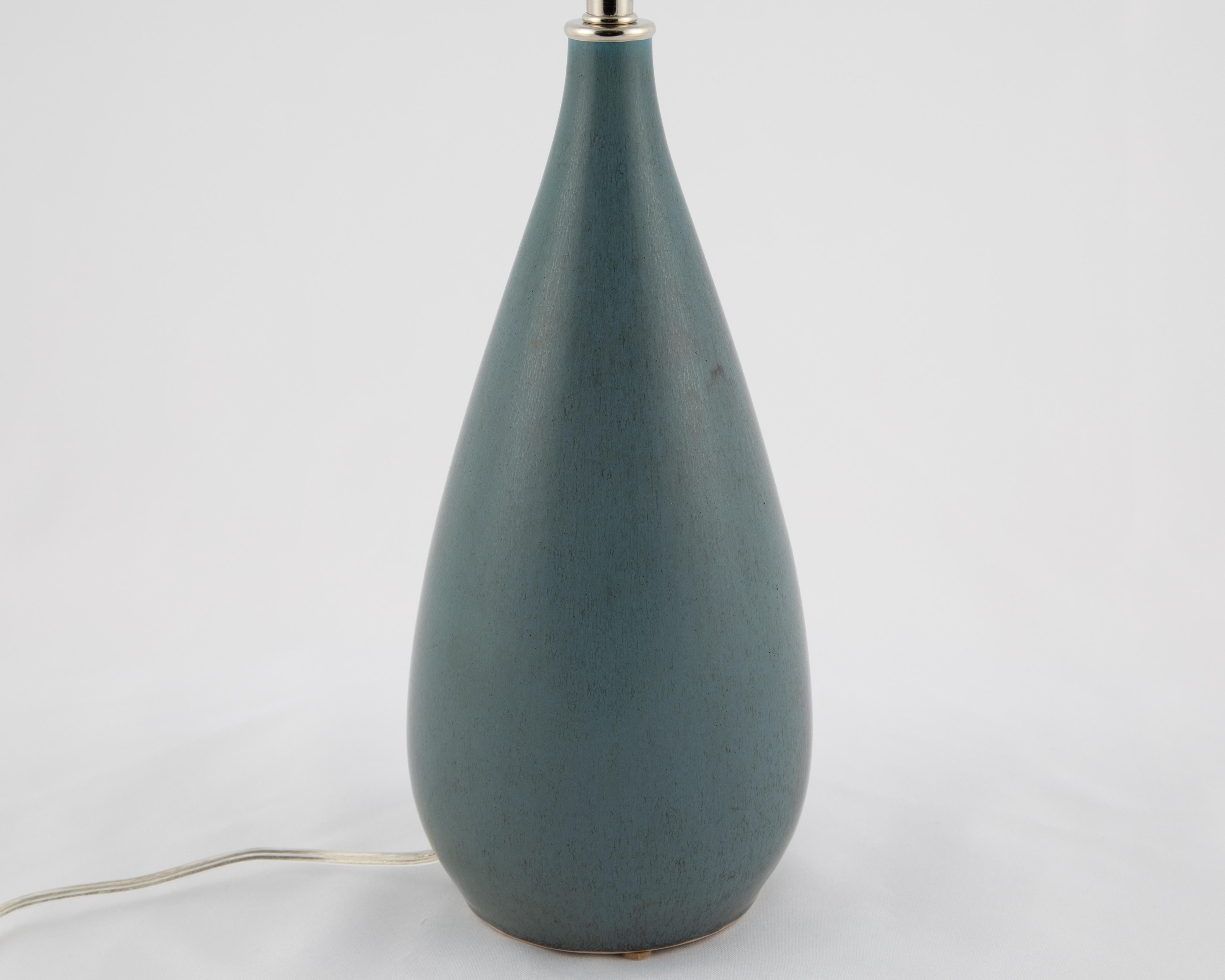 Danish Per Linnemann-Schmidt for Palshus Stentoj Ceramic Table Lamps, circa 1960s