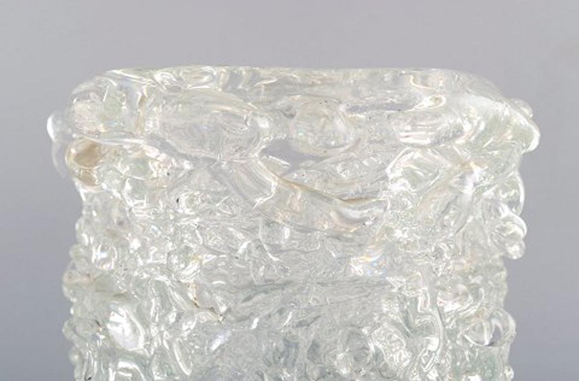 Danish Per Lütken for Holmegaard 'Denmark', Unique Glass Bowl in Clear Art Glass For Sale